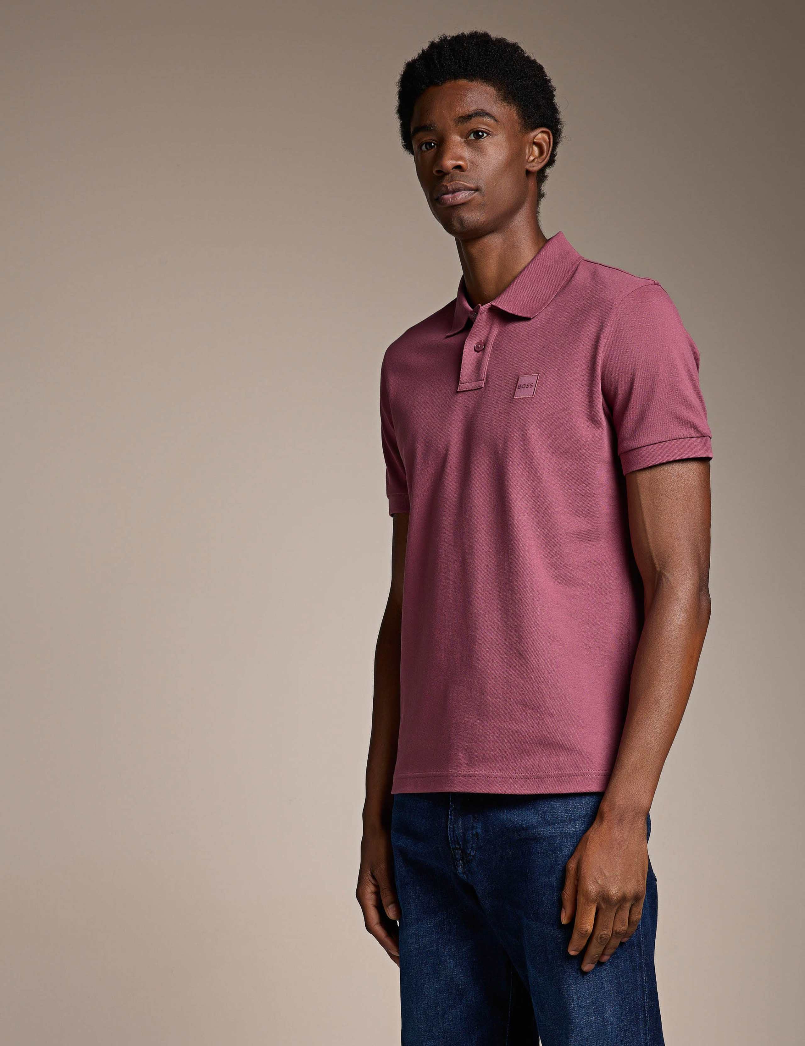 Passenger Logo Label Slim Fit Polo Shirt