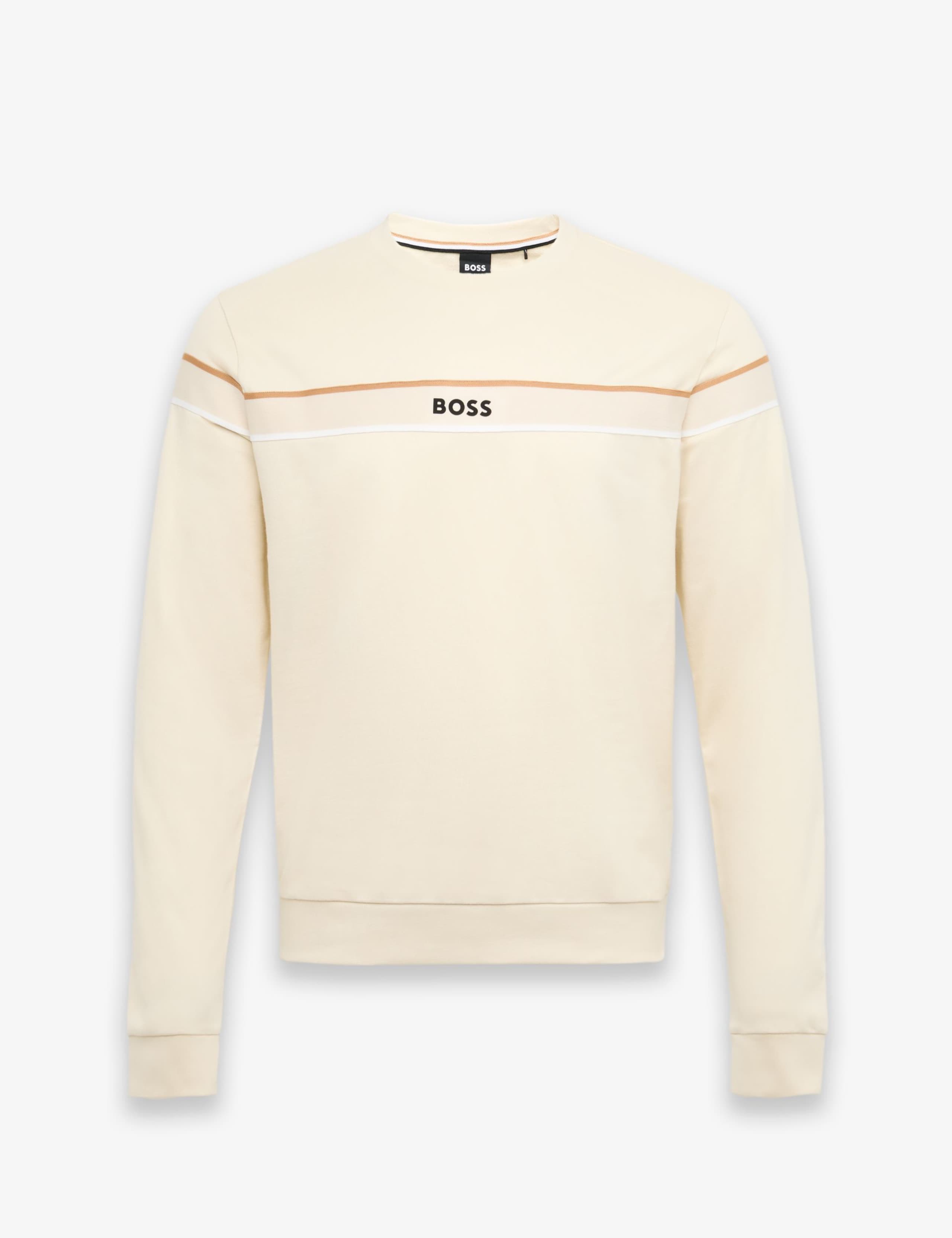 Pure Cotton Crew Neck Sweatshirt