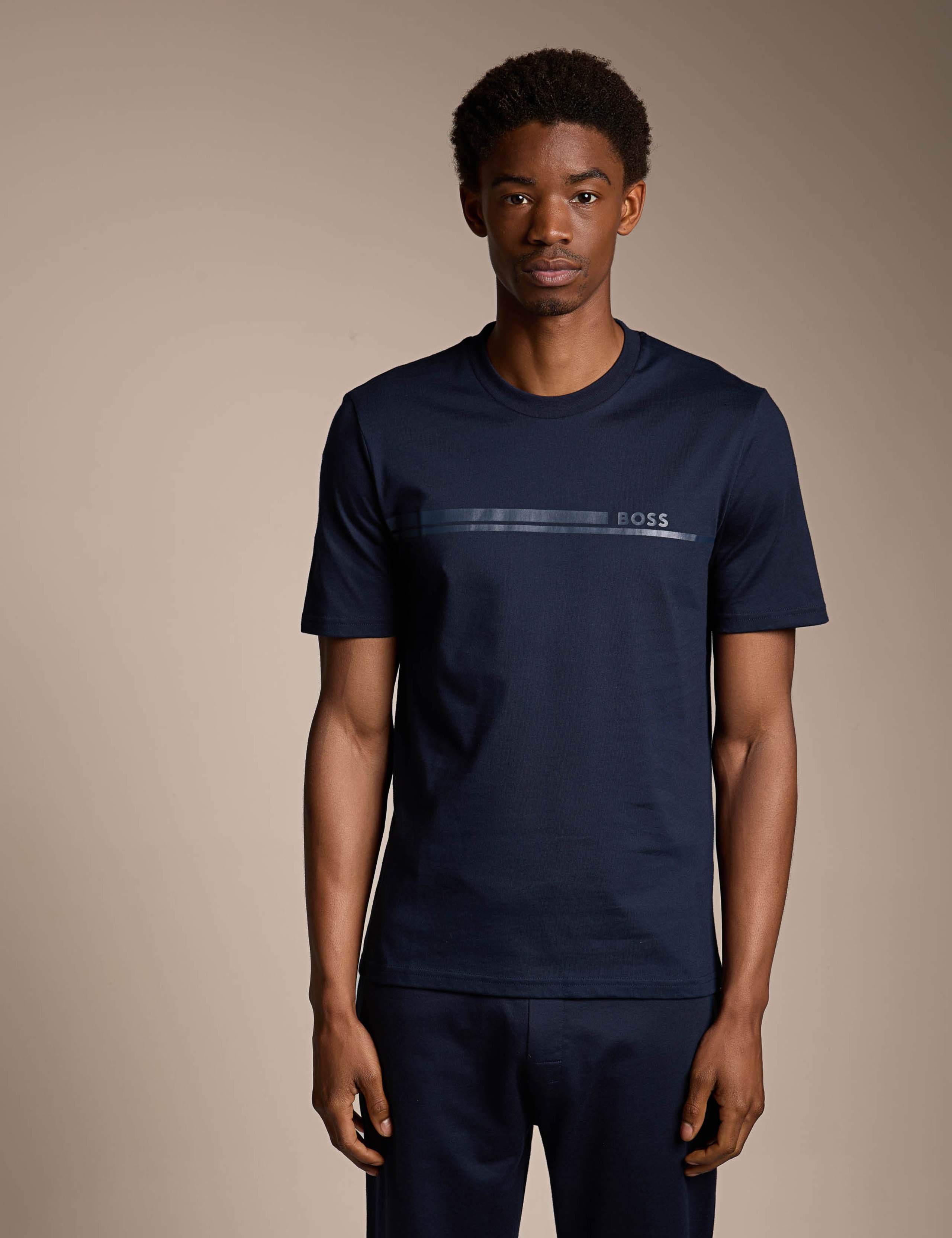 Pure Cotton Logo Crew Neck T-Shirt