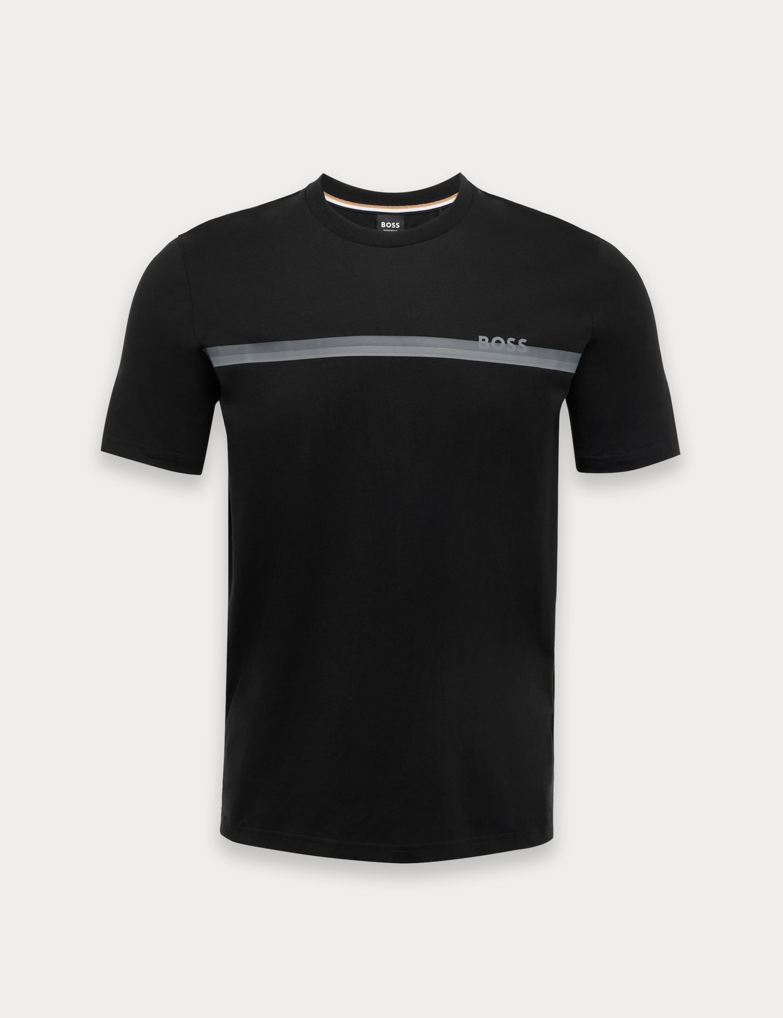 Pure Cotton Logo Crew Neck T-Shirt