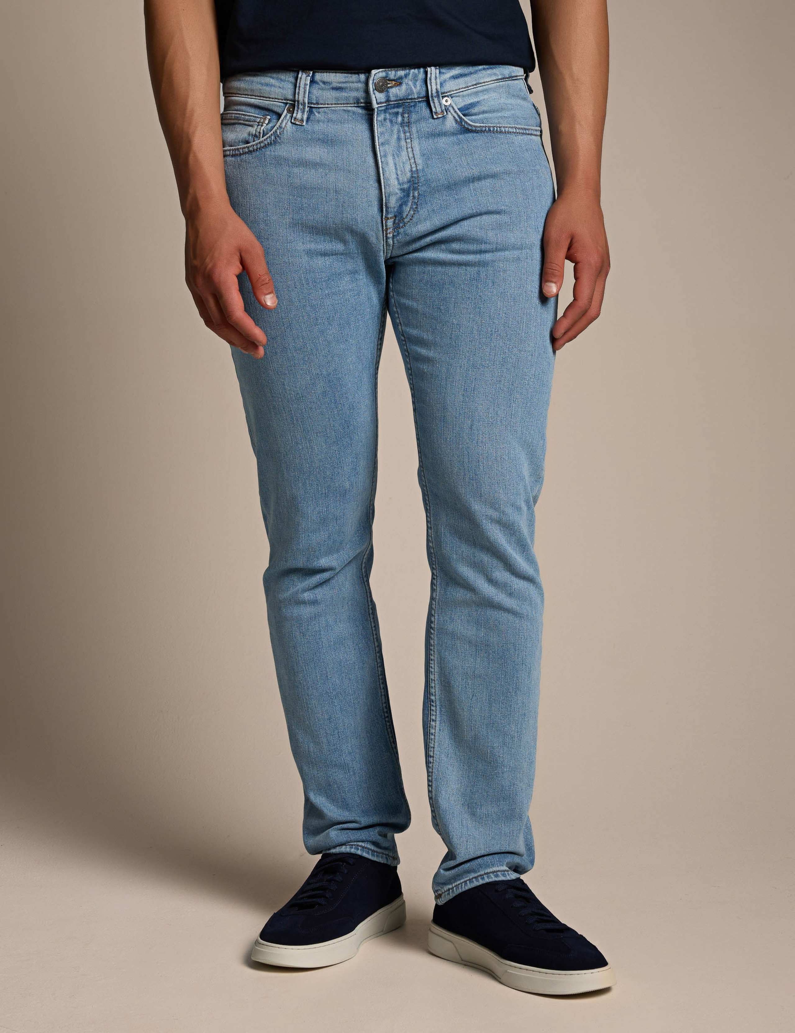 Regular Fit 5 Pocket Stretch Jeans