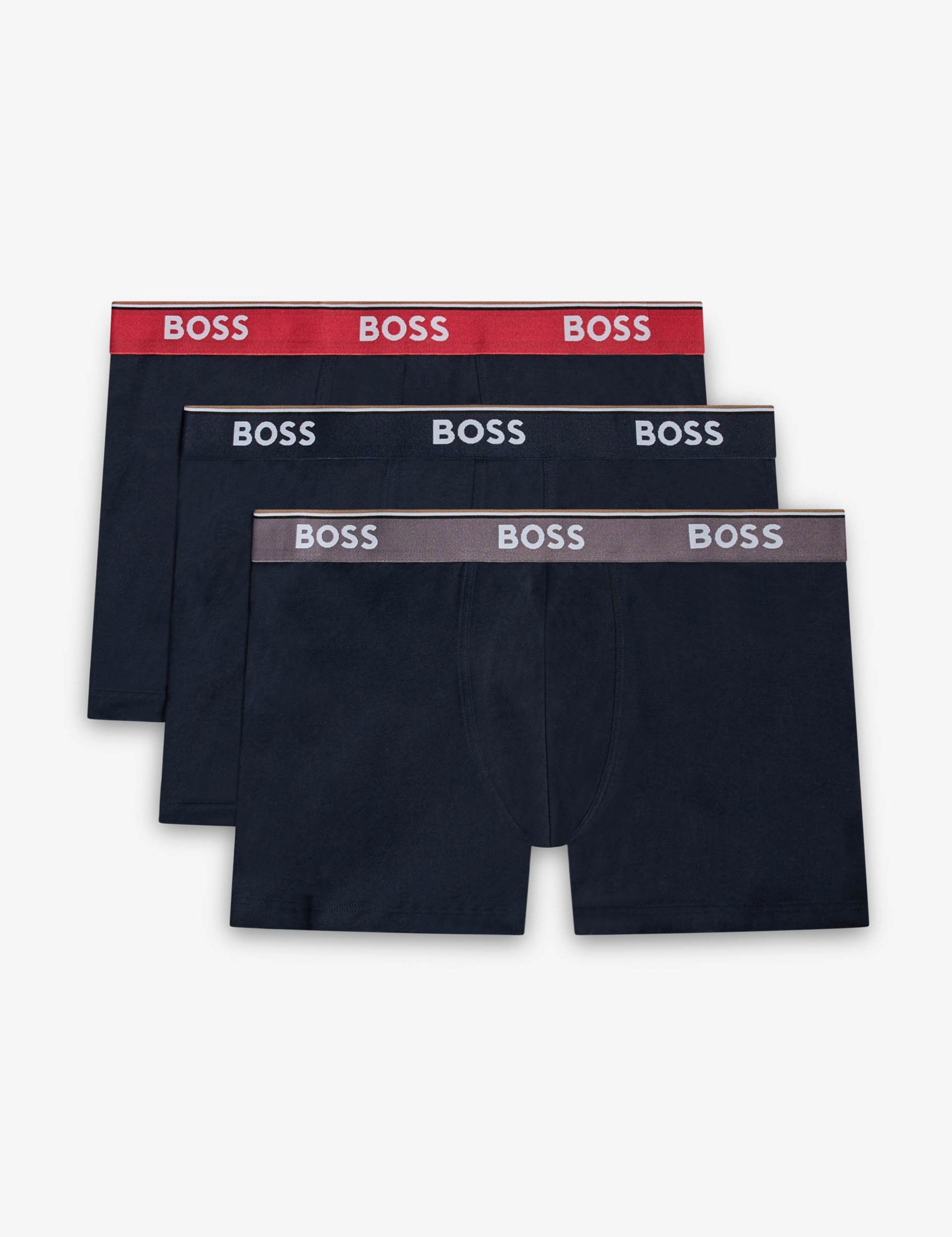 3 Pack Cotton Rich Stretch Boxers