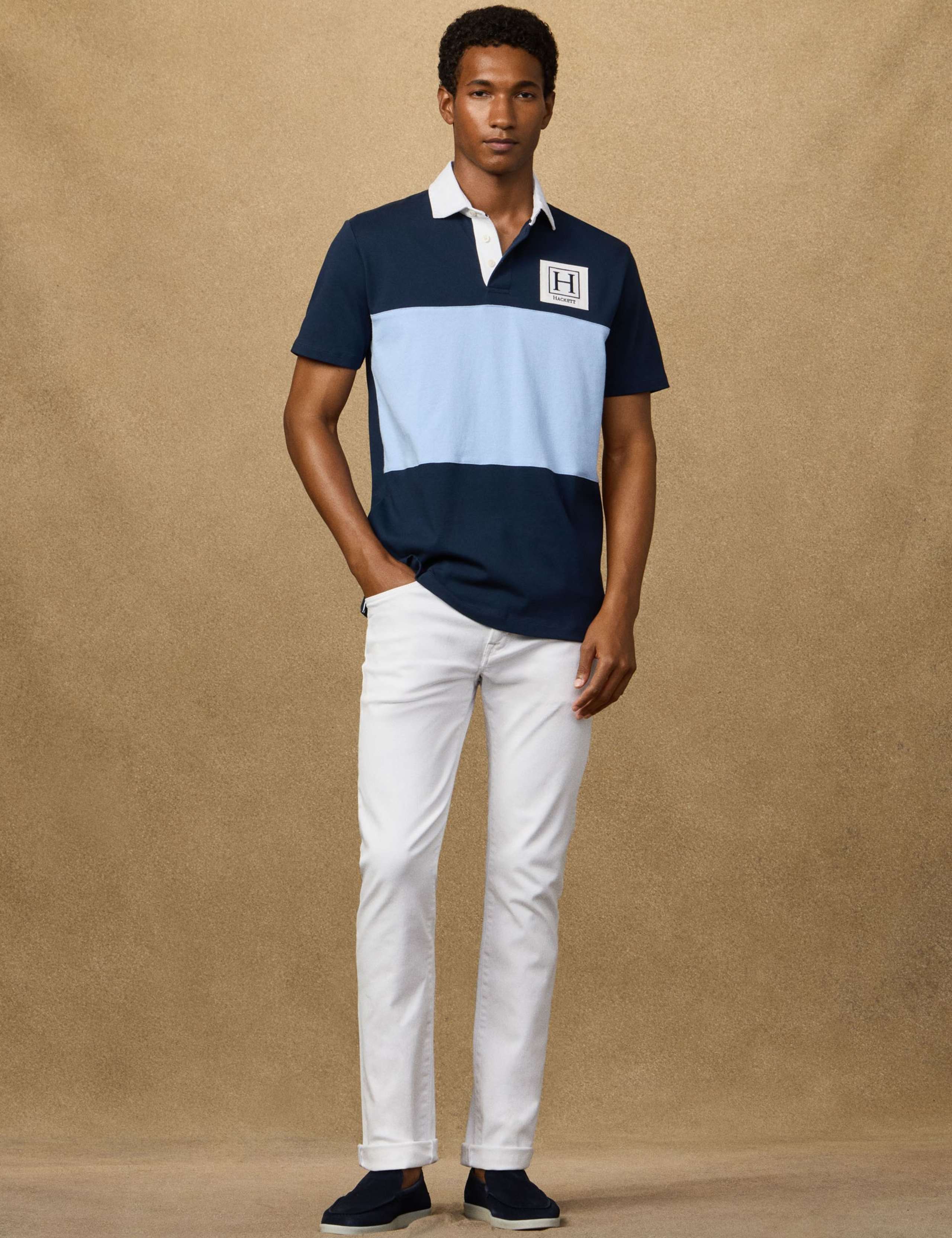 Pure Cotton Short Sleeve Rugby Shirt