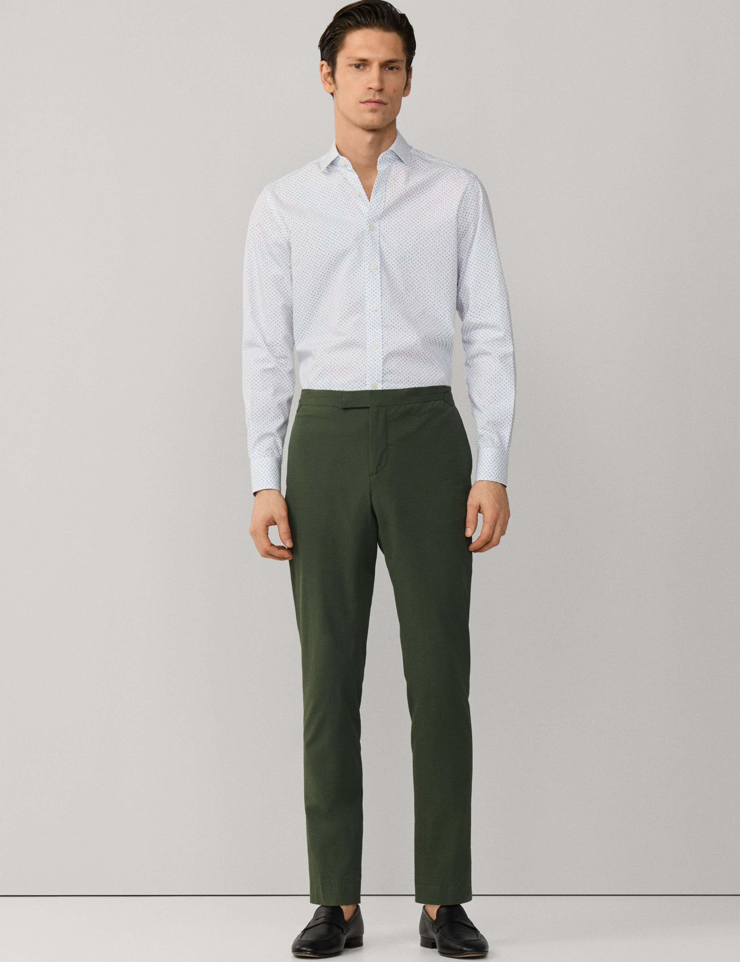 Tailored Fit Pure Cotton Floral Shirt