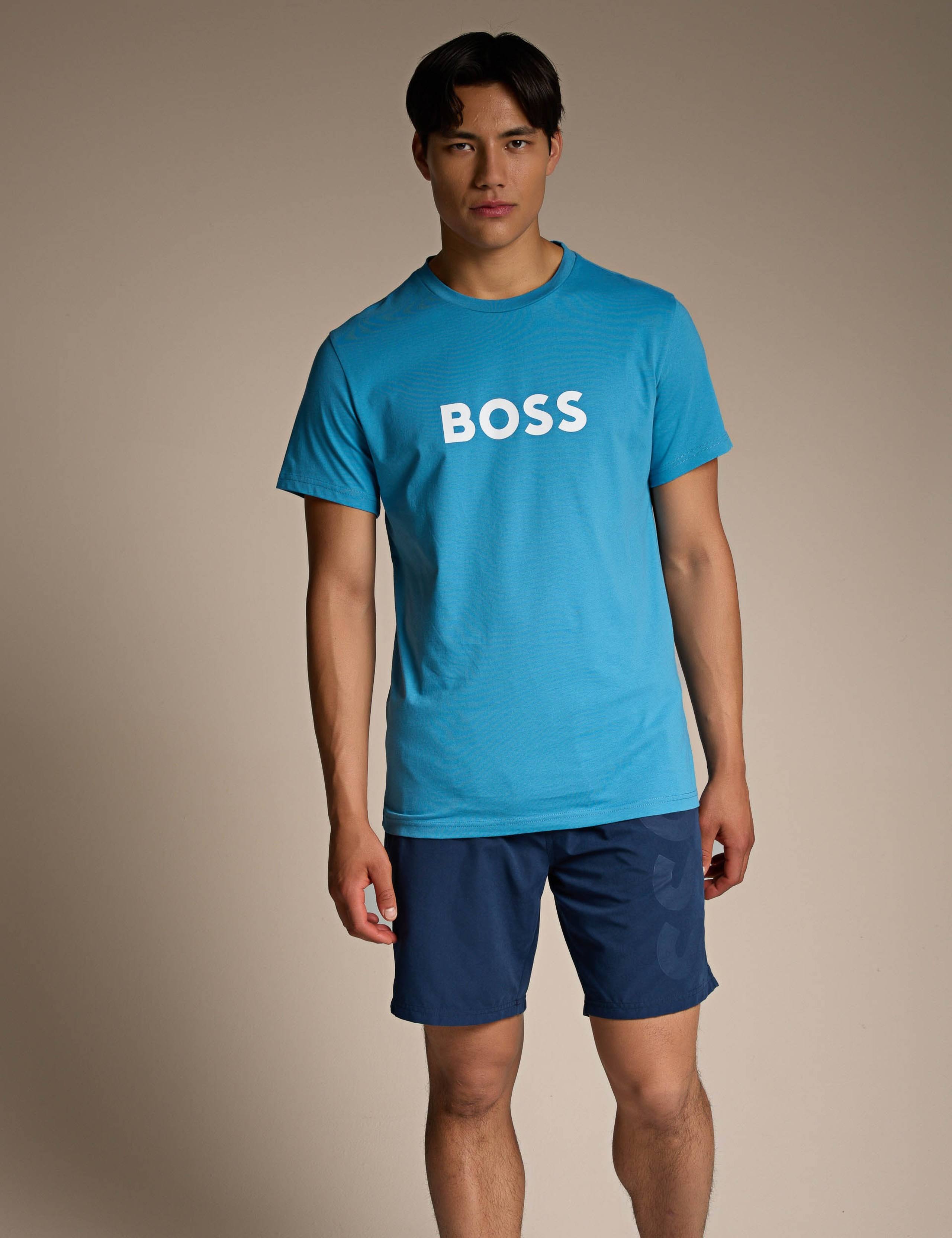Pure Cotton Logo Graphic Crew Neck T-Shirt