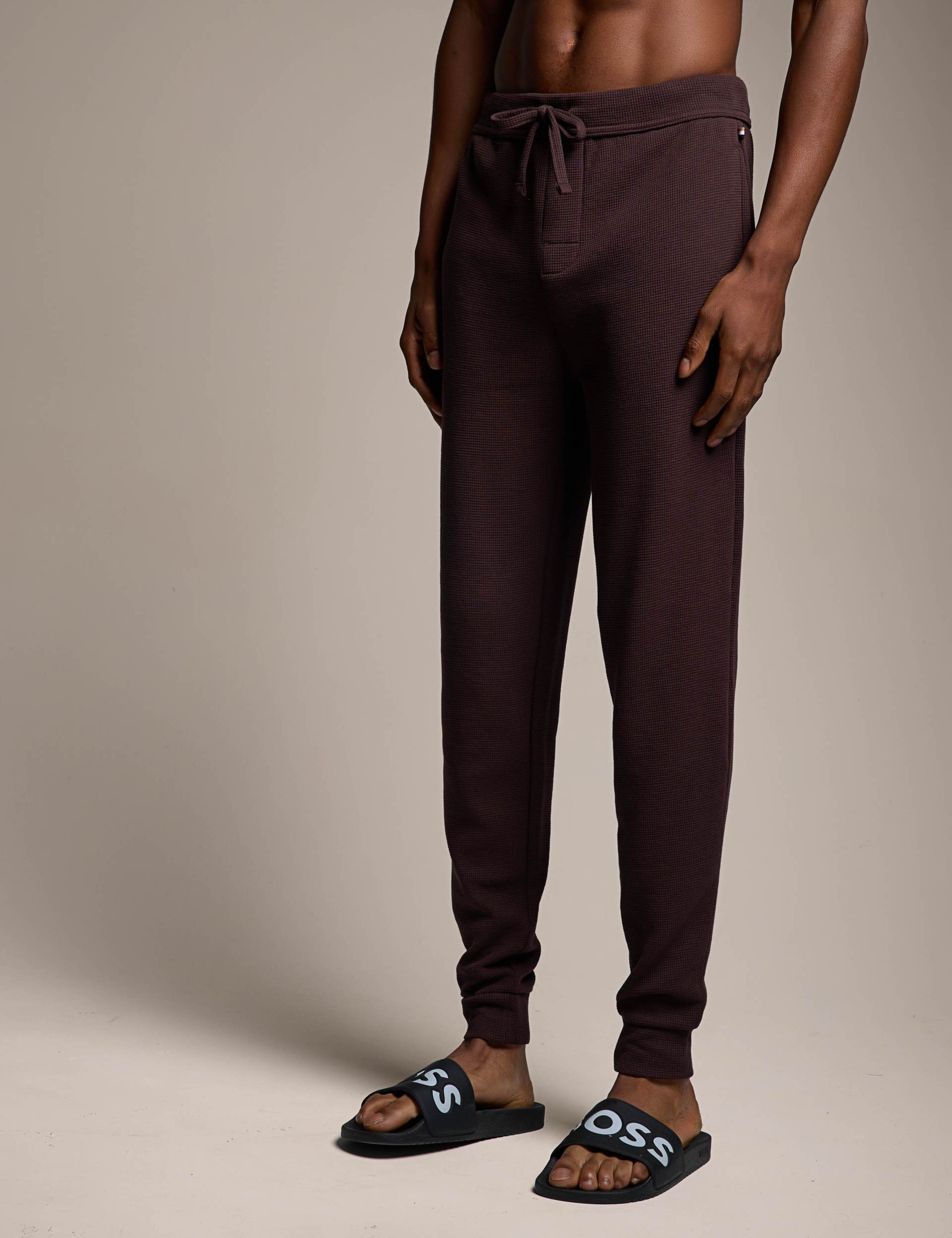 Cotton Rich Waffle Cuffed Pyjama Bottoms