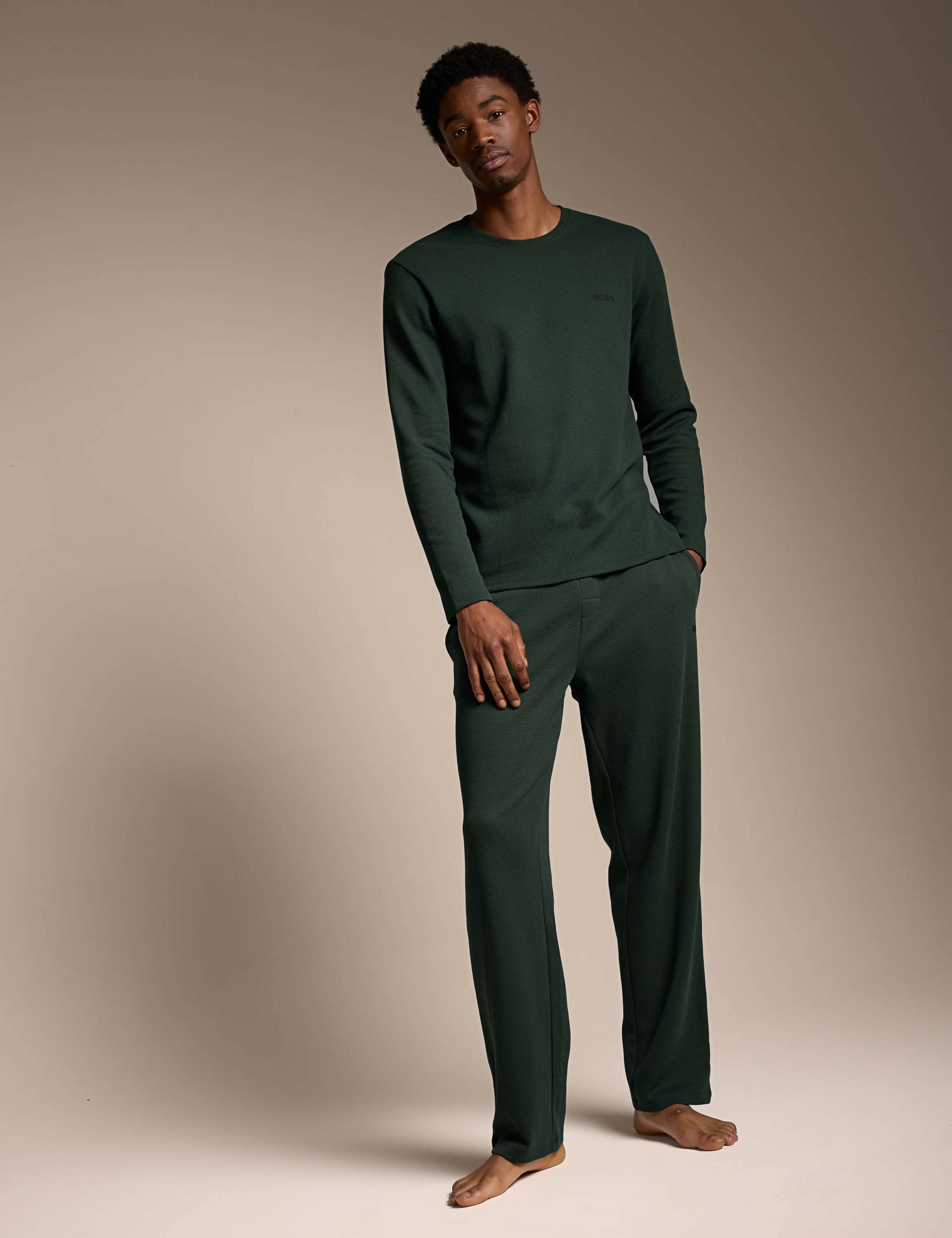 Cotton Rich Waffle Pyjama Bottoms