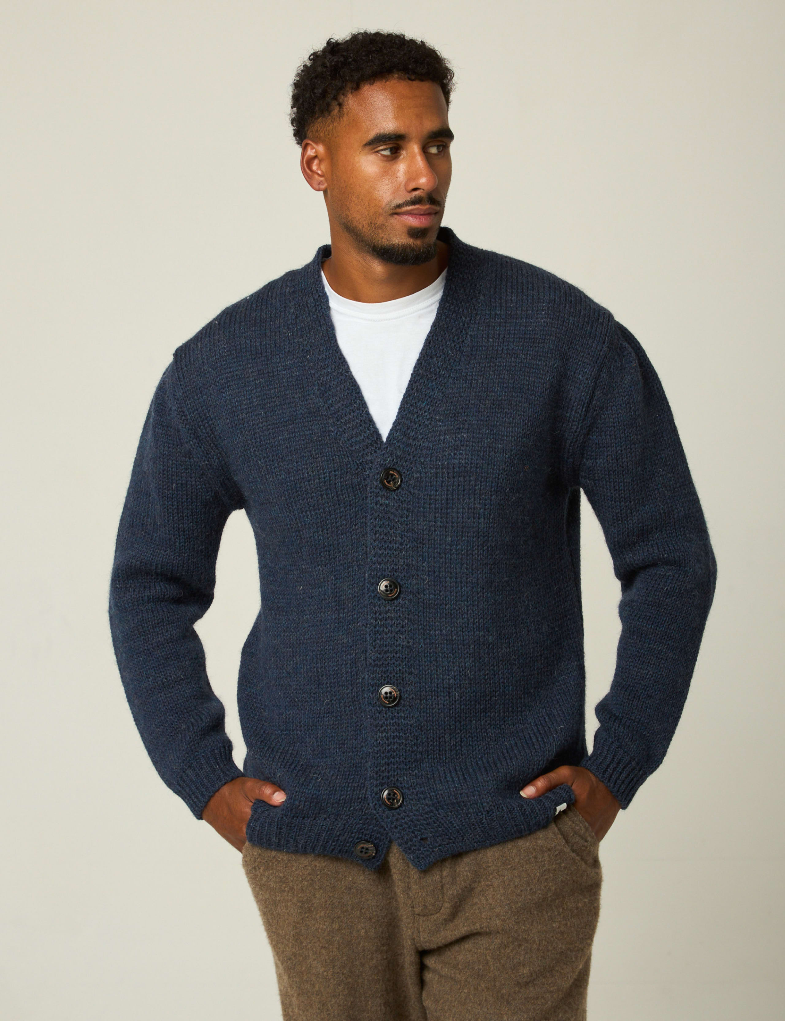 Pure Wool V-Neck Cardigan