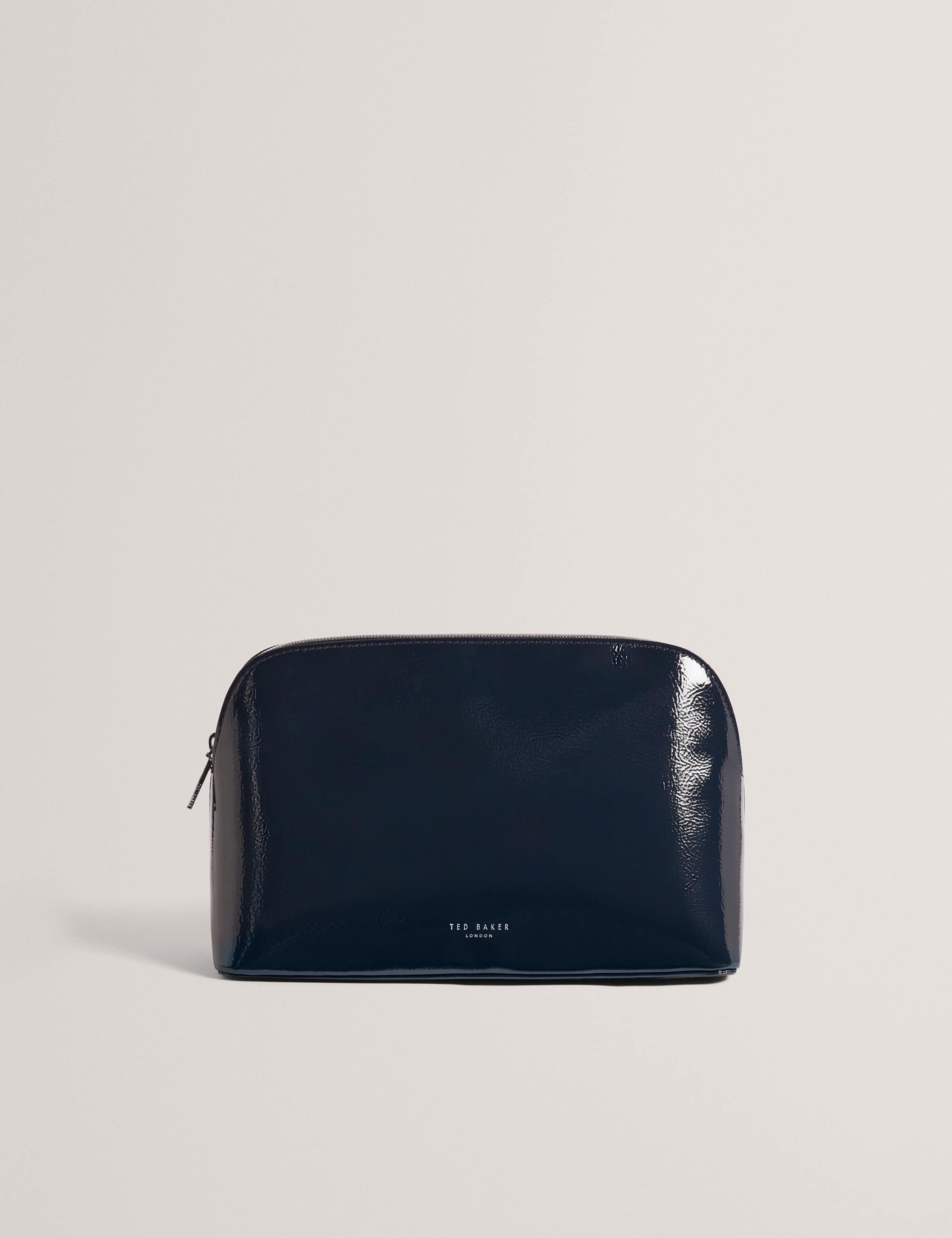 Faux Leather Wash Bag