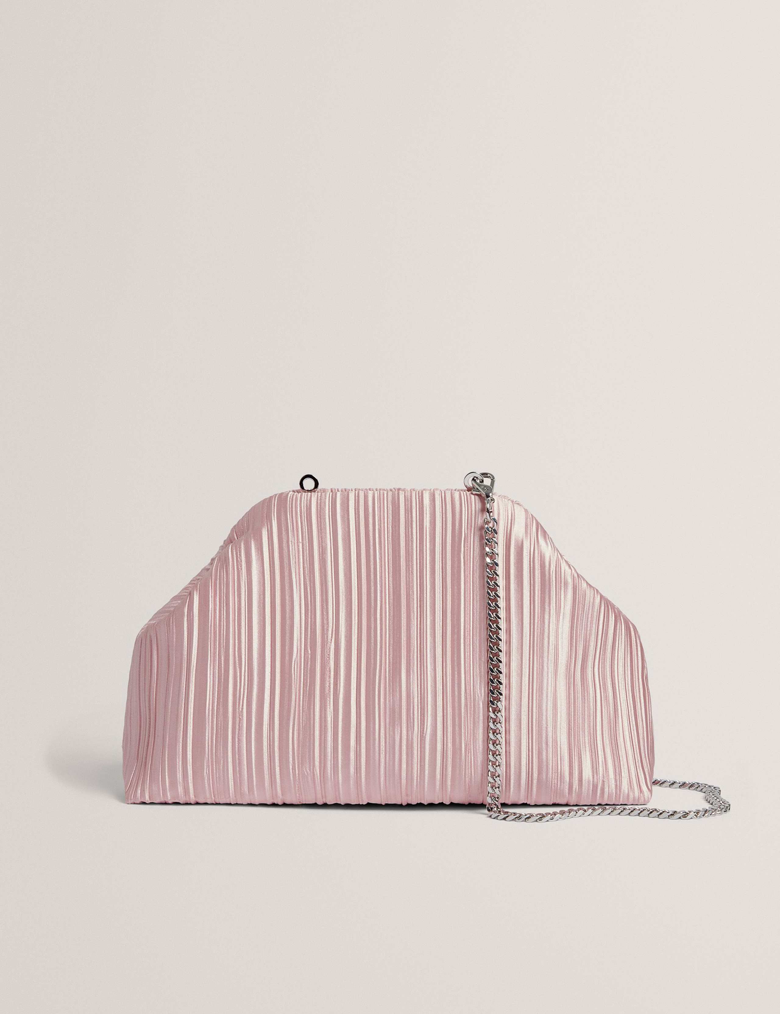 Plisse Clutch Bag