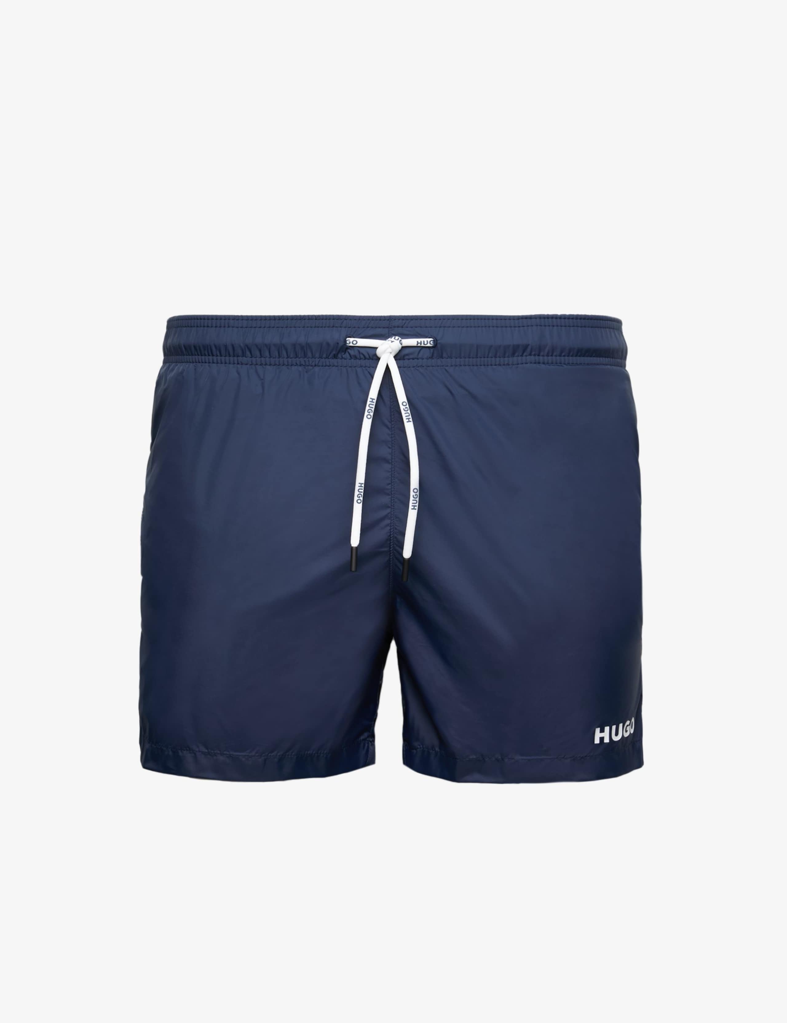 Quick Dry Pocketed Logo Swim Shorts