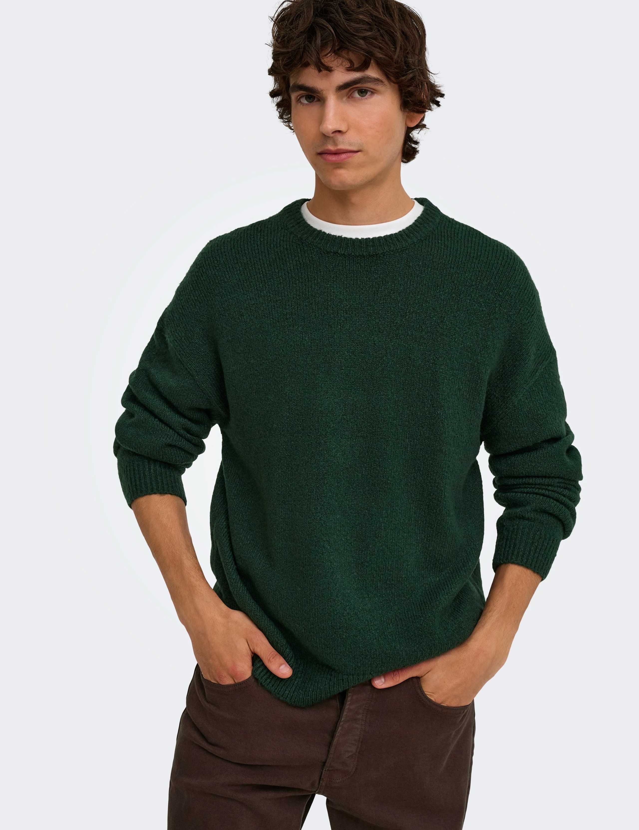 Knitted Crew Neck Jumper