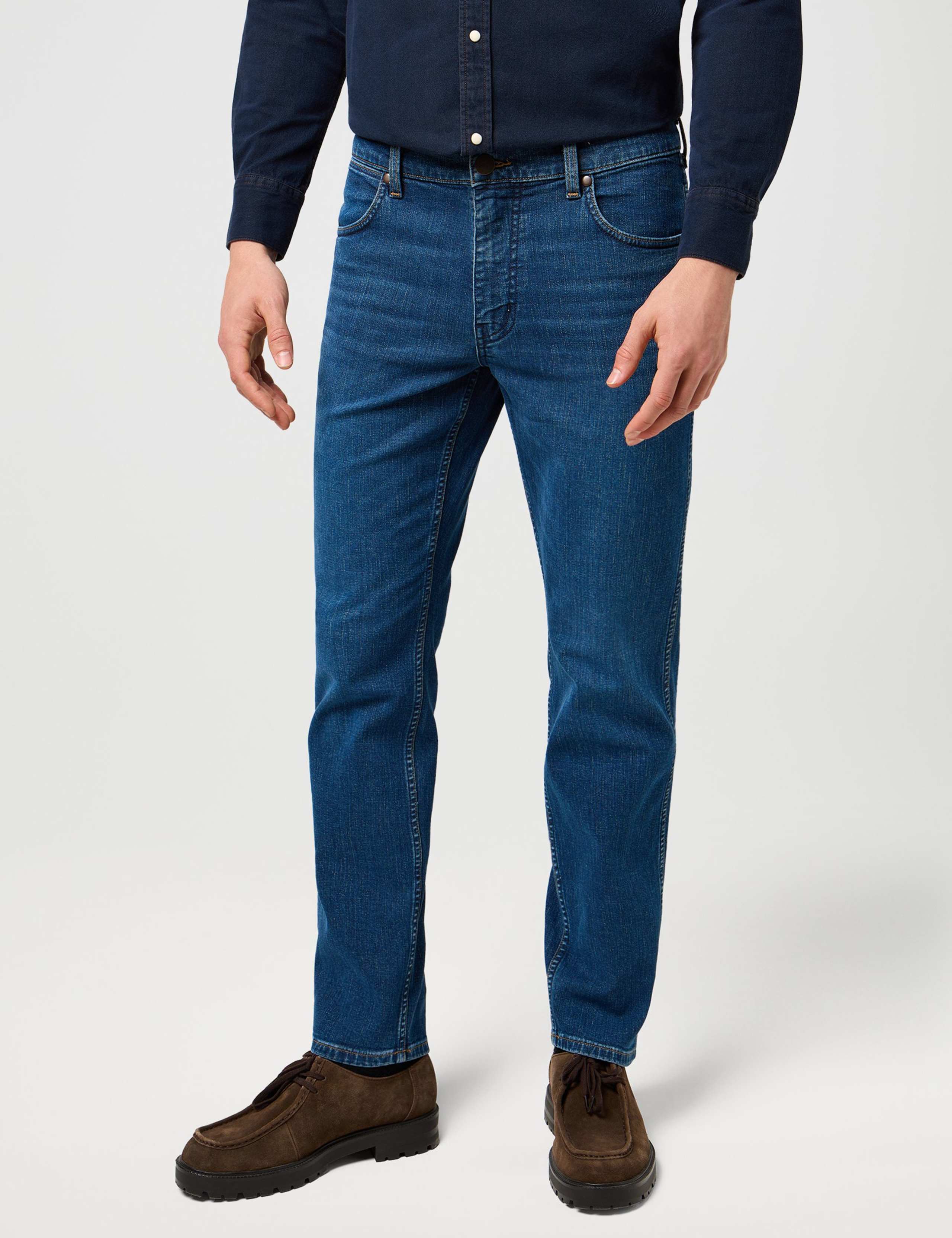 Greensboro Straight Fit Cotton Rich Jeans