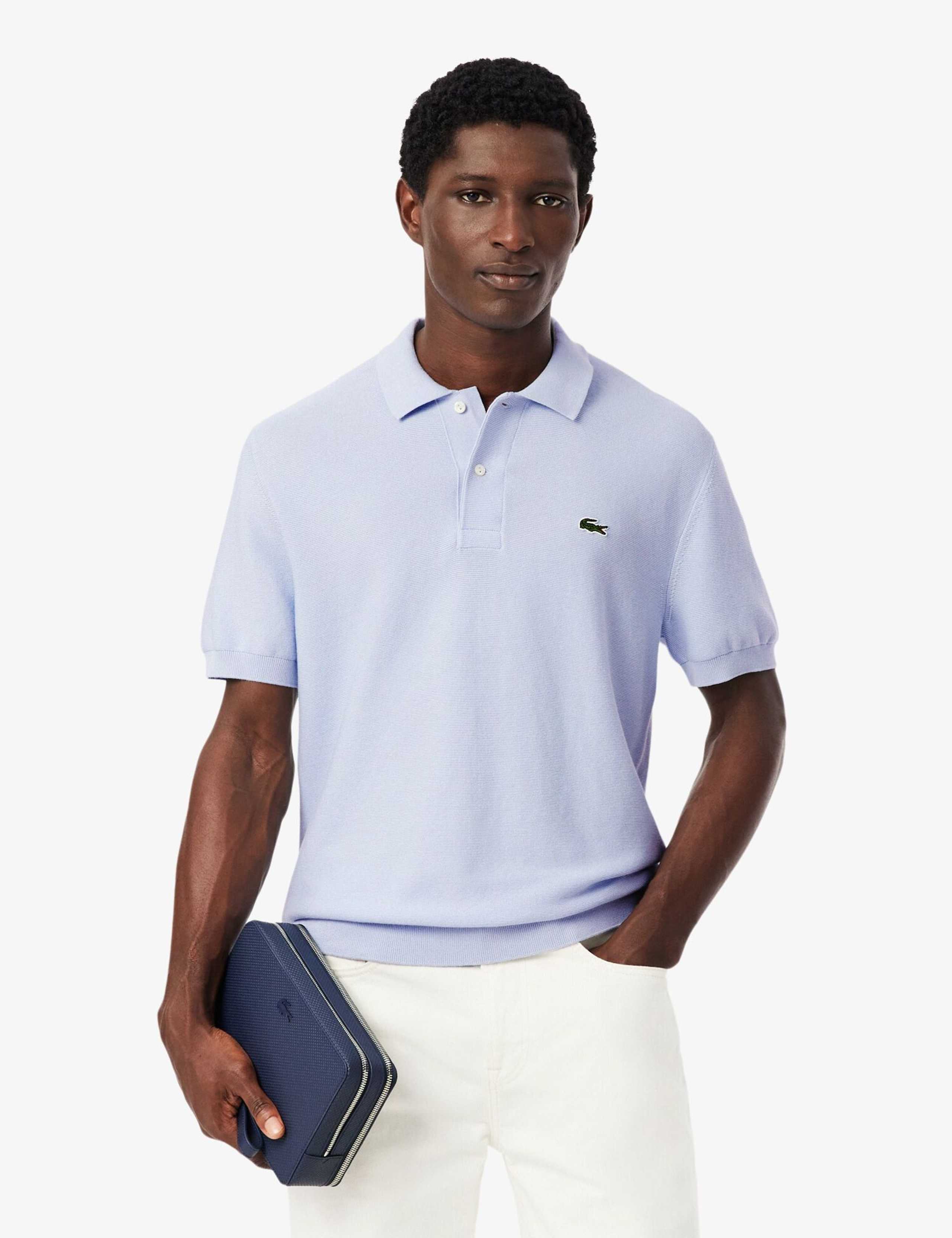 Pure Cotton Knitted Polo Shirt