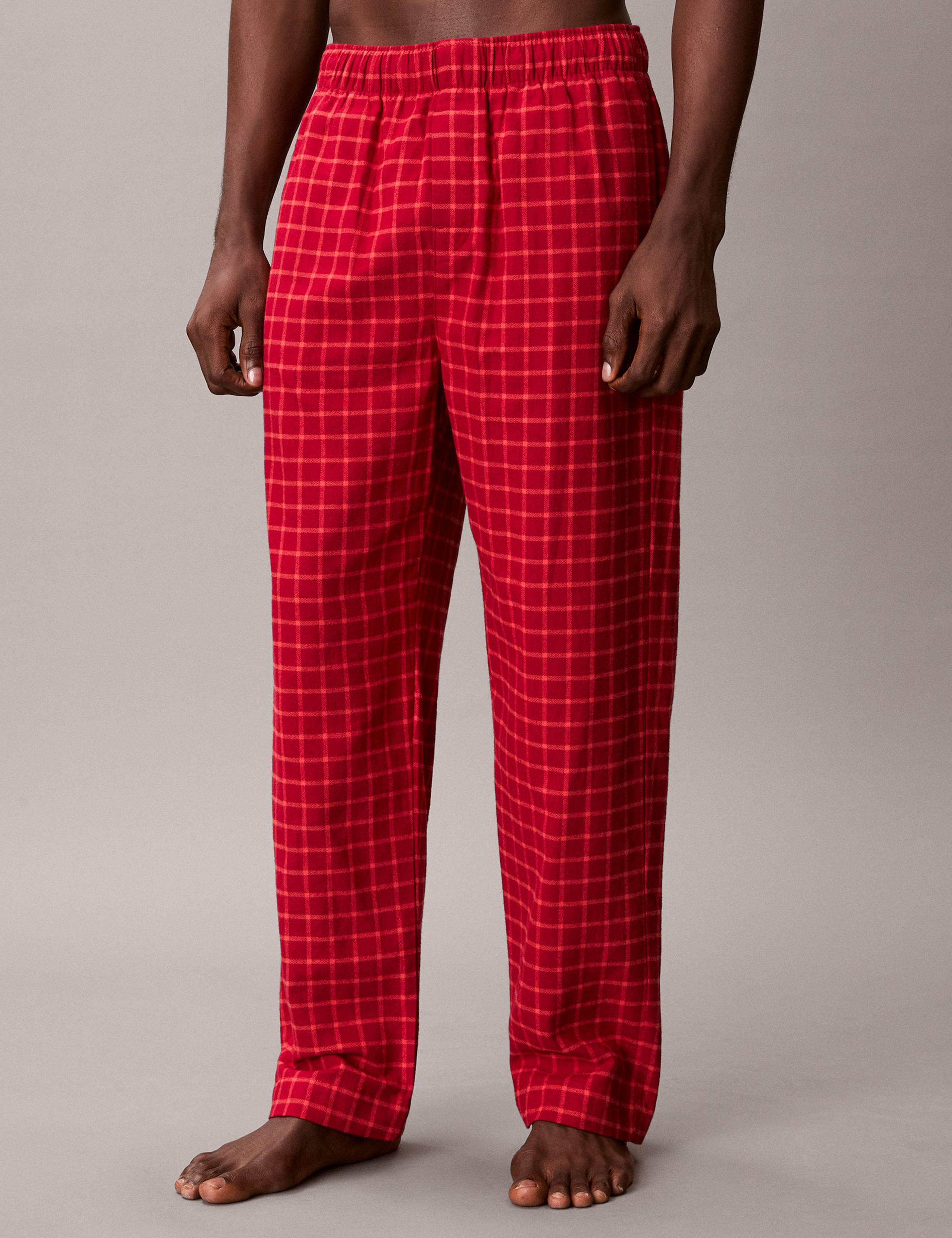 Pure Cotton Checked Pyjama Bottoms