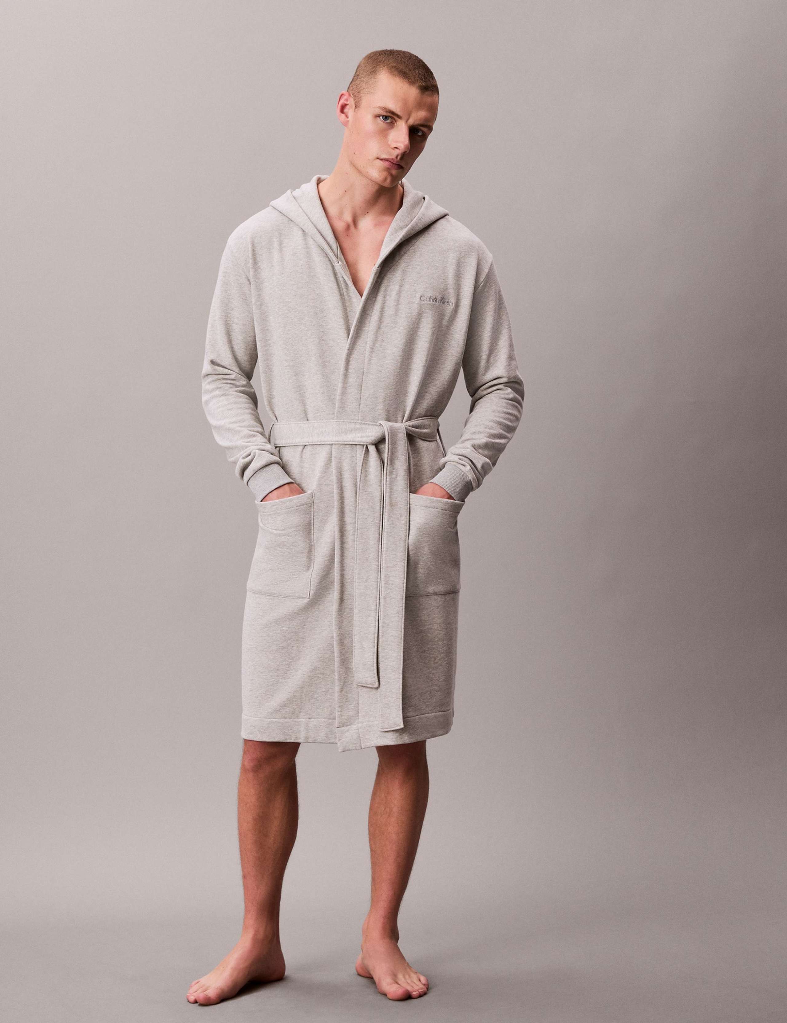 Icon Cotton Terry Hooded Dressing Gown