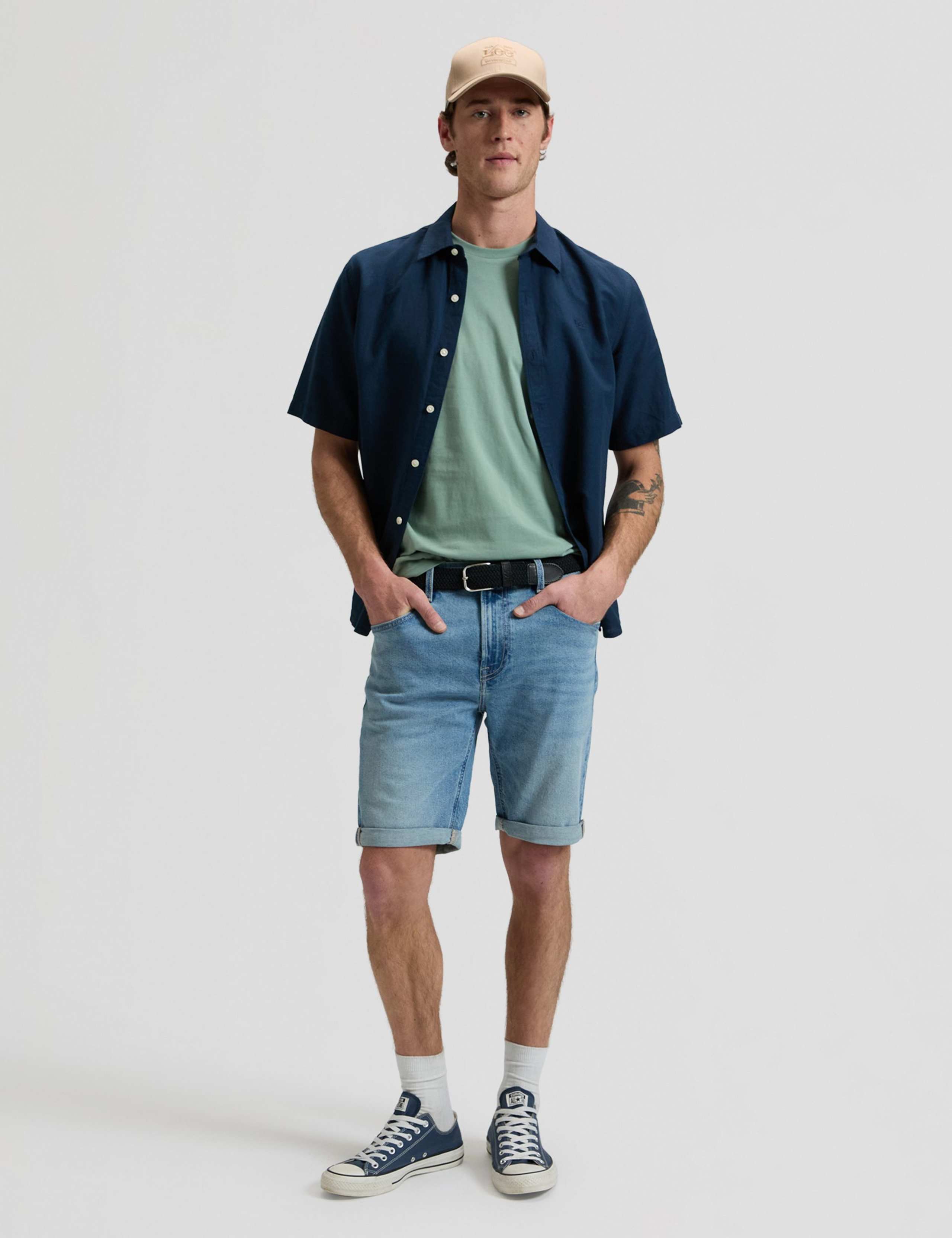 Pure Cotton Crew Neck T-Shirt