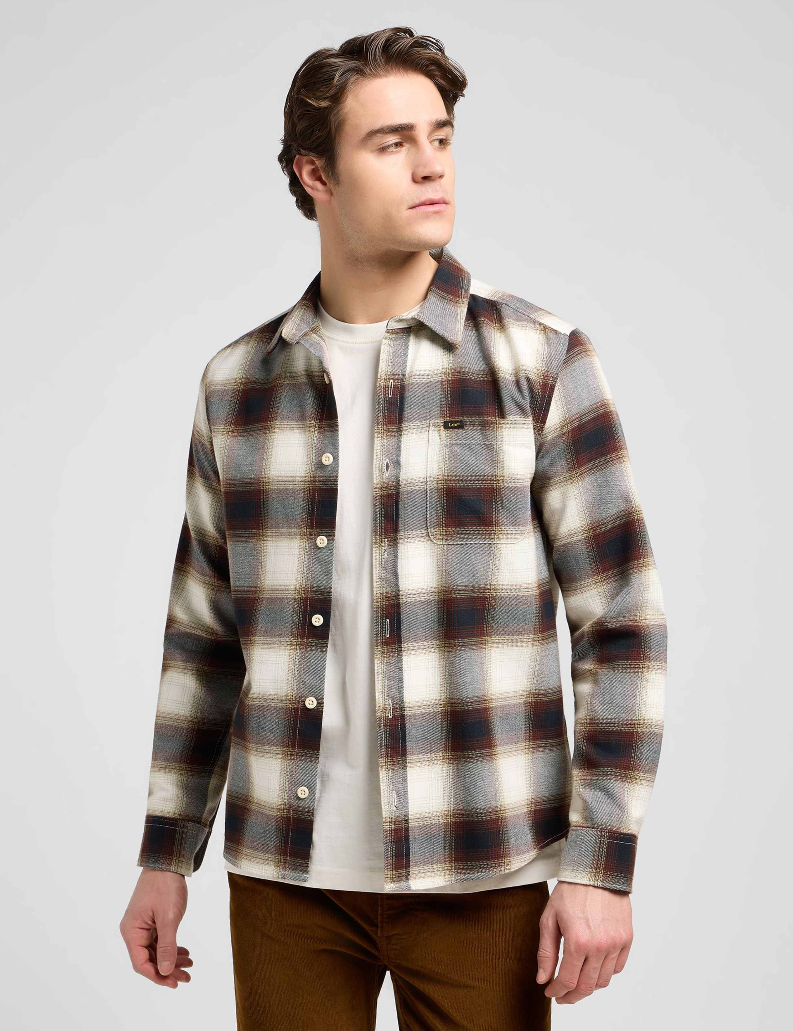 Leesure Regular Fit Pure Cotton Check Shirt