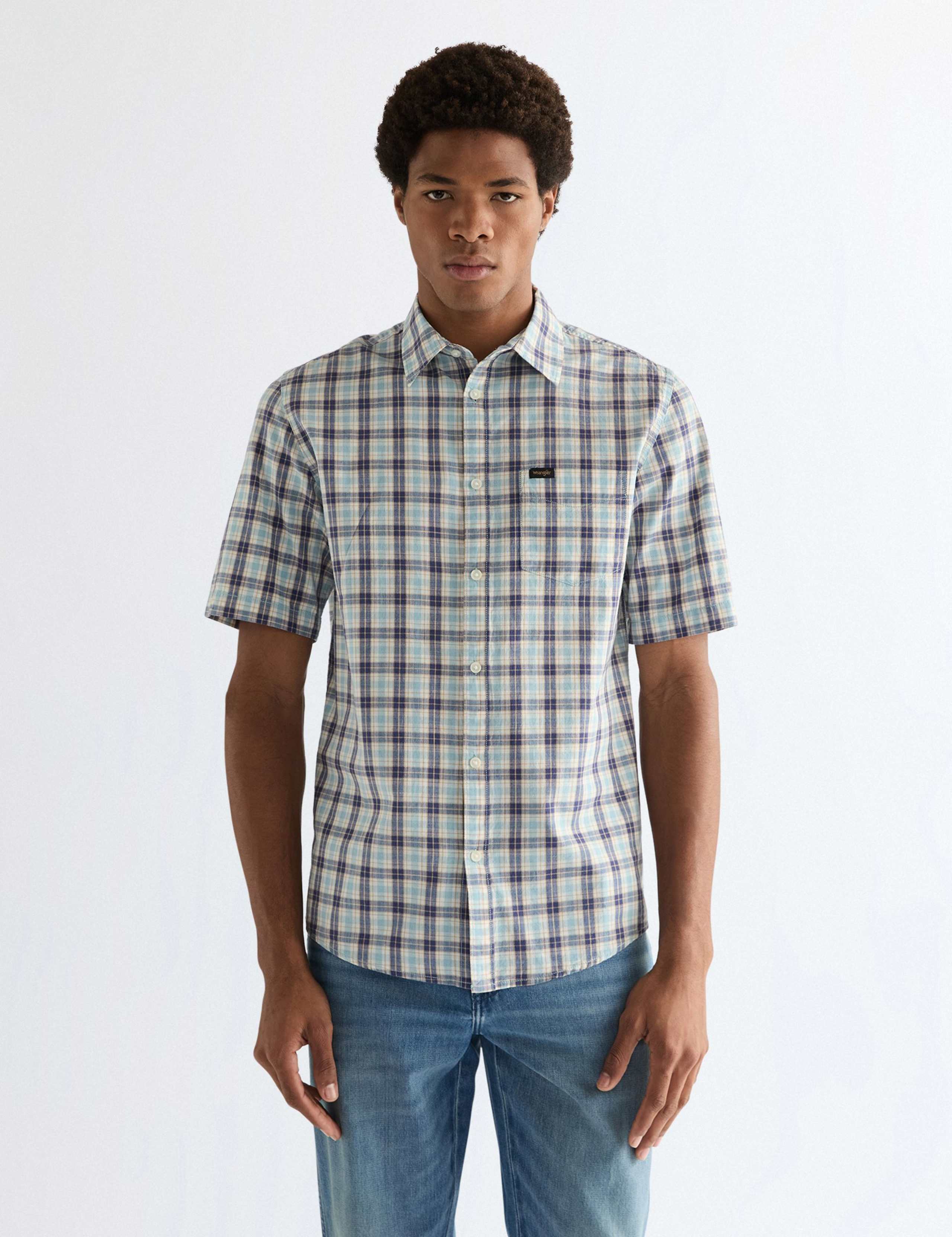 Regular Fit Pure Cotton Short Sleeve Shirt