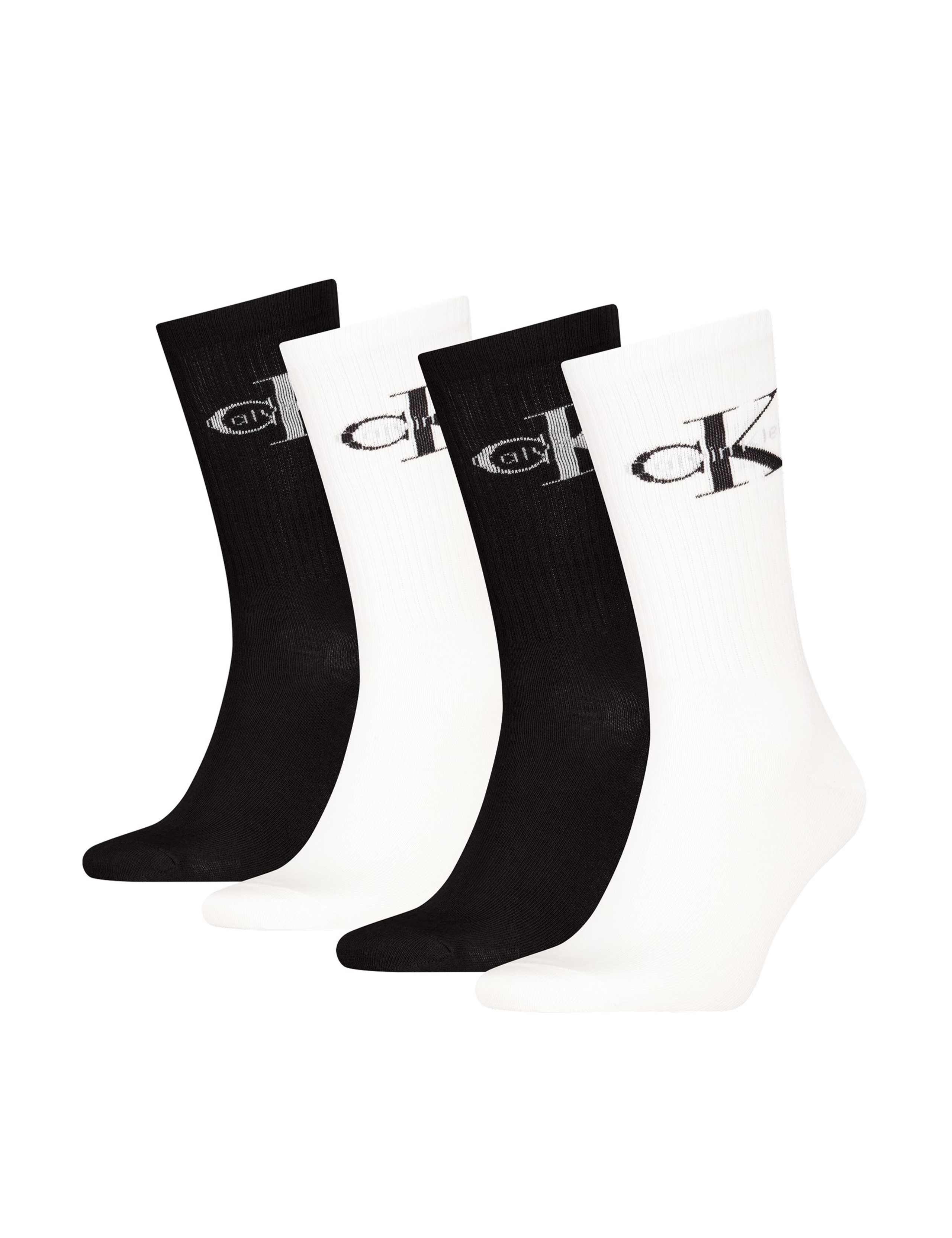 4pk Mono Logo Cotton Rich Socks Gift Box