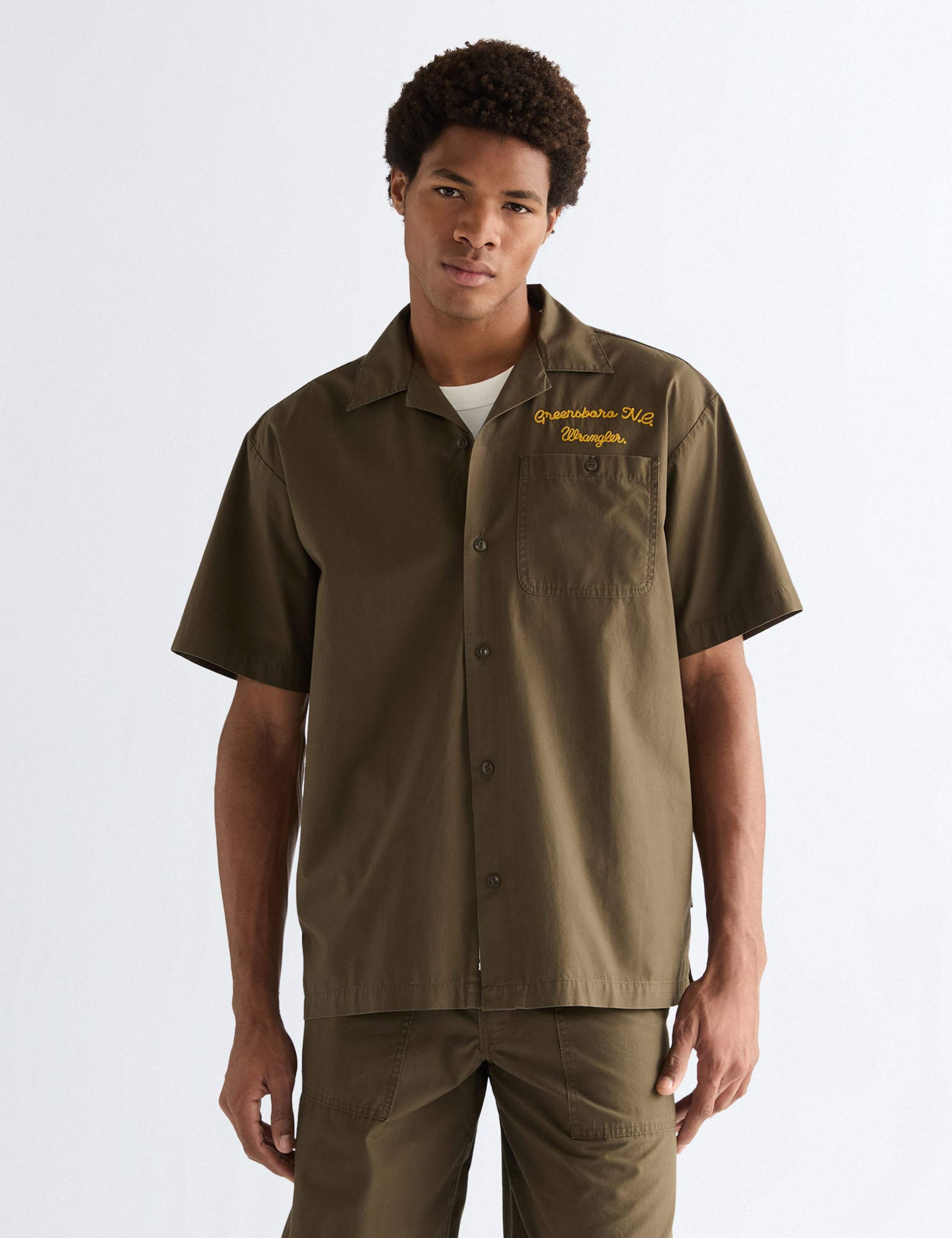 Pure Cotton Short Sleeve Utility Shirt