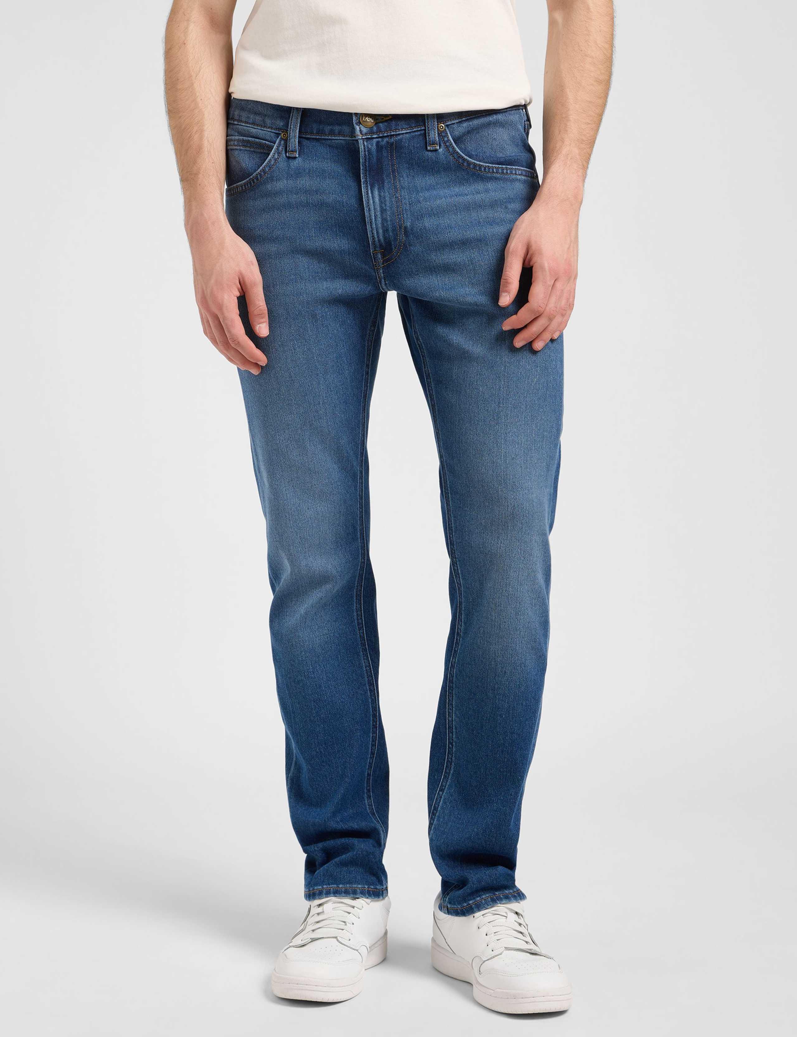 Daren Straight Fit 5 Pocket Stretch Jeans