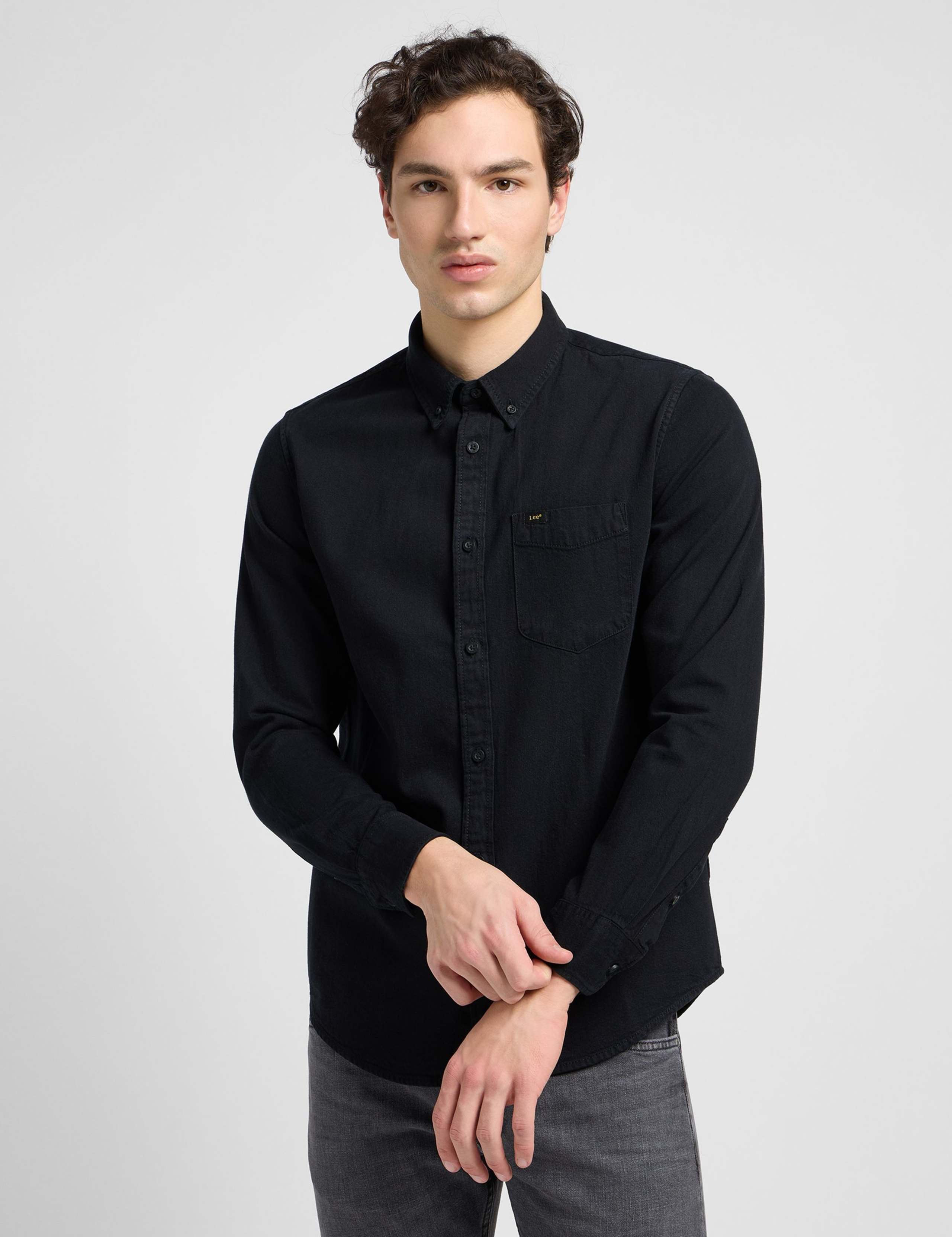 Regular Fit Pure Cotton Button Down Shirt