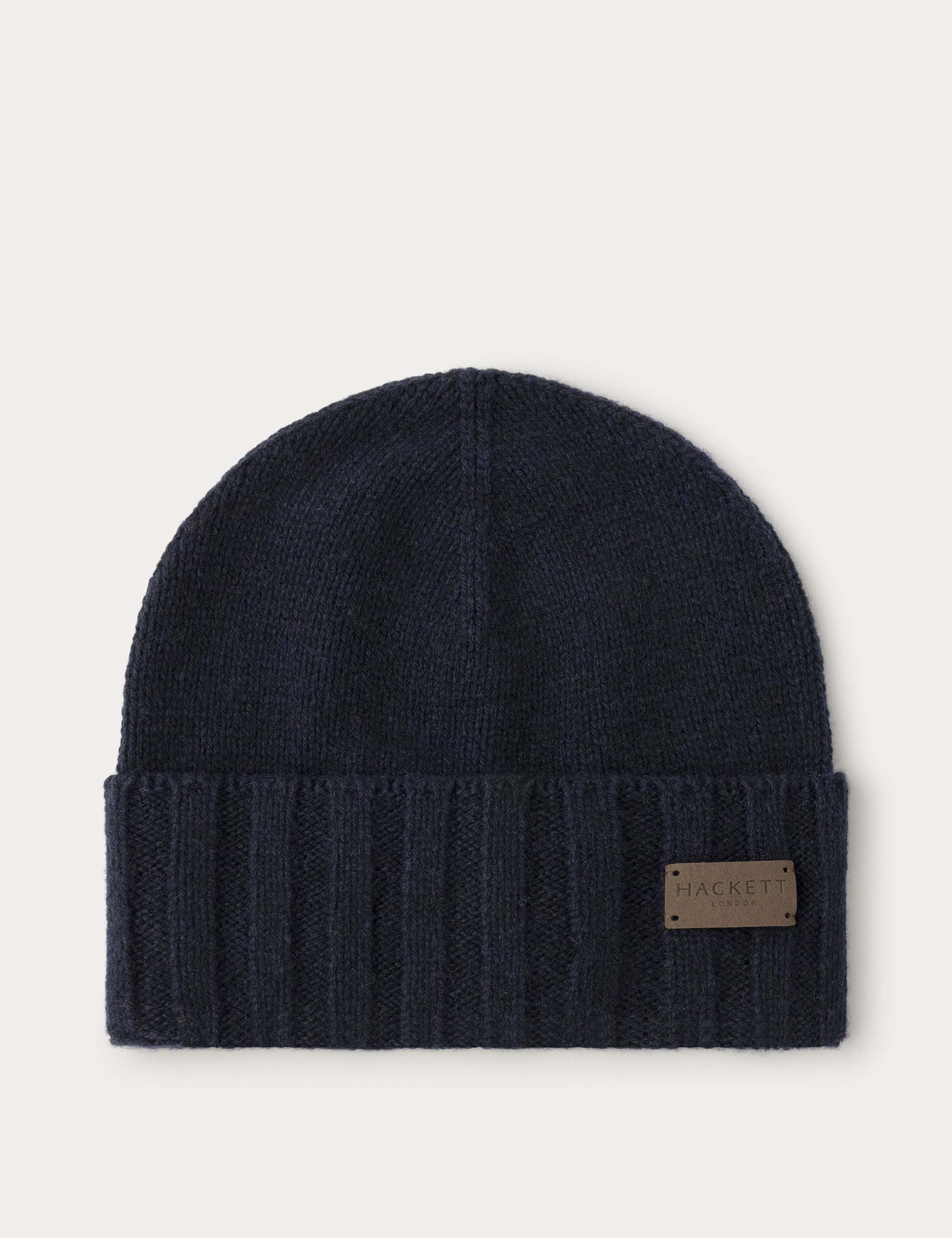 Wool Rich Beanie Hat with Cashmere