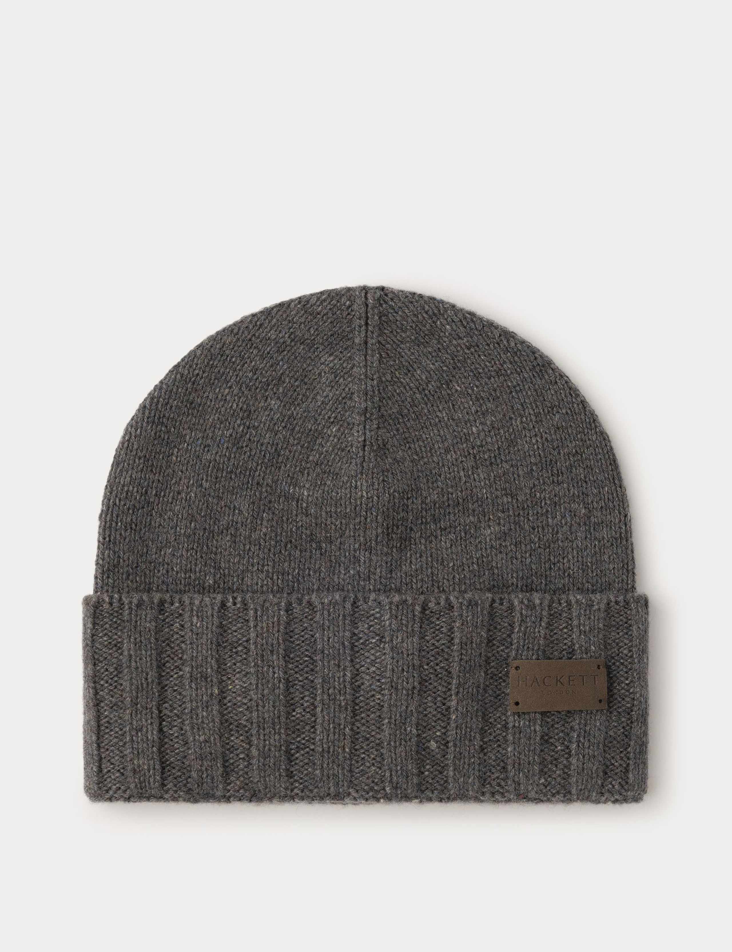 Wool Rich Beanie Hat with Cashmere