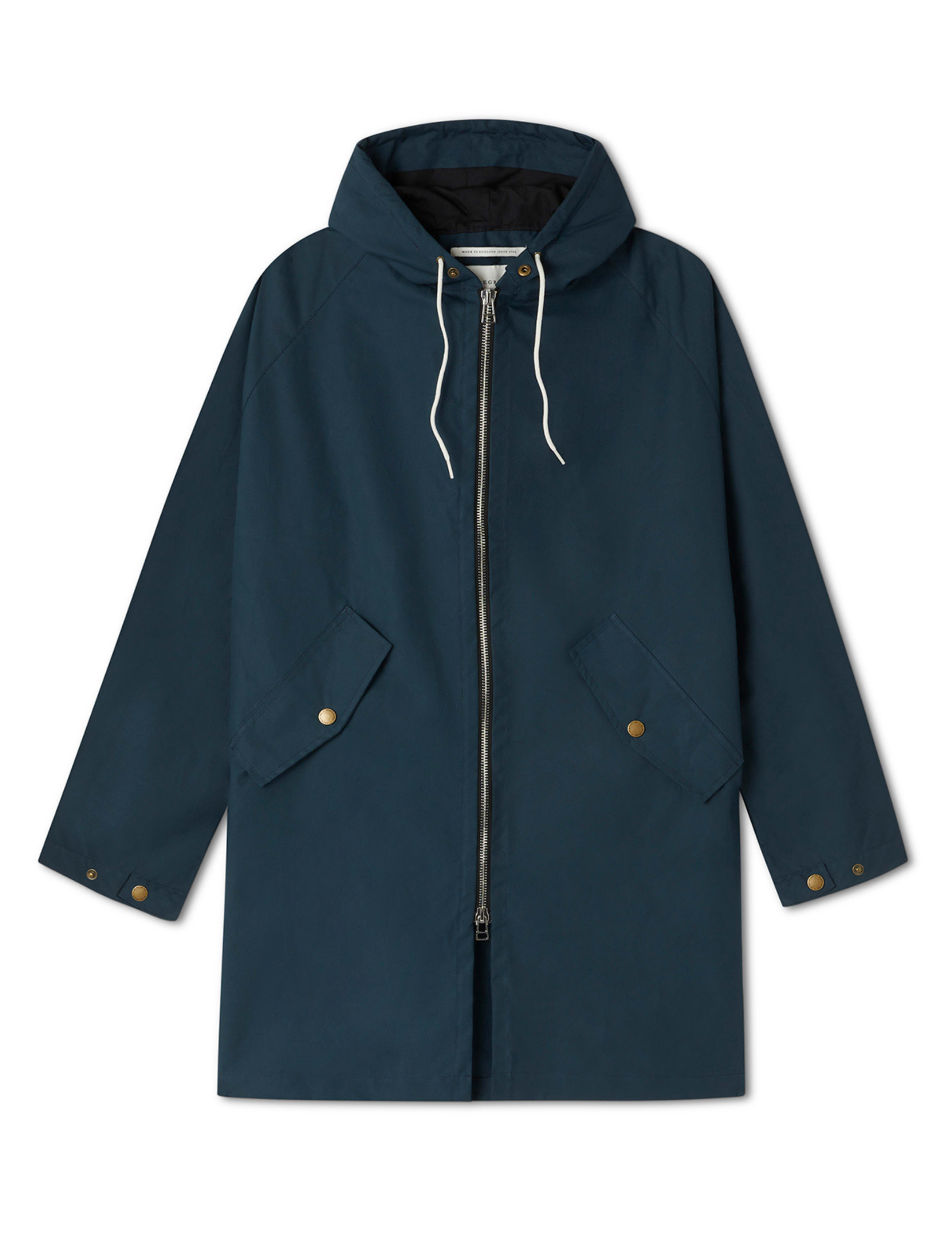 Pure Cotton Hooded Raincoat