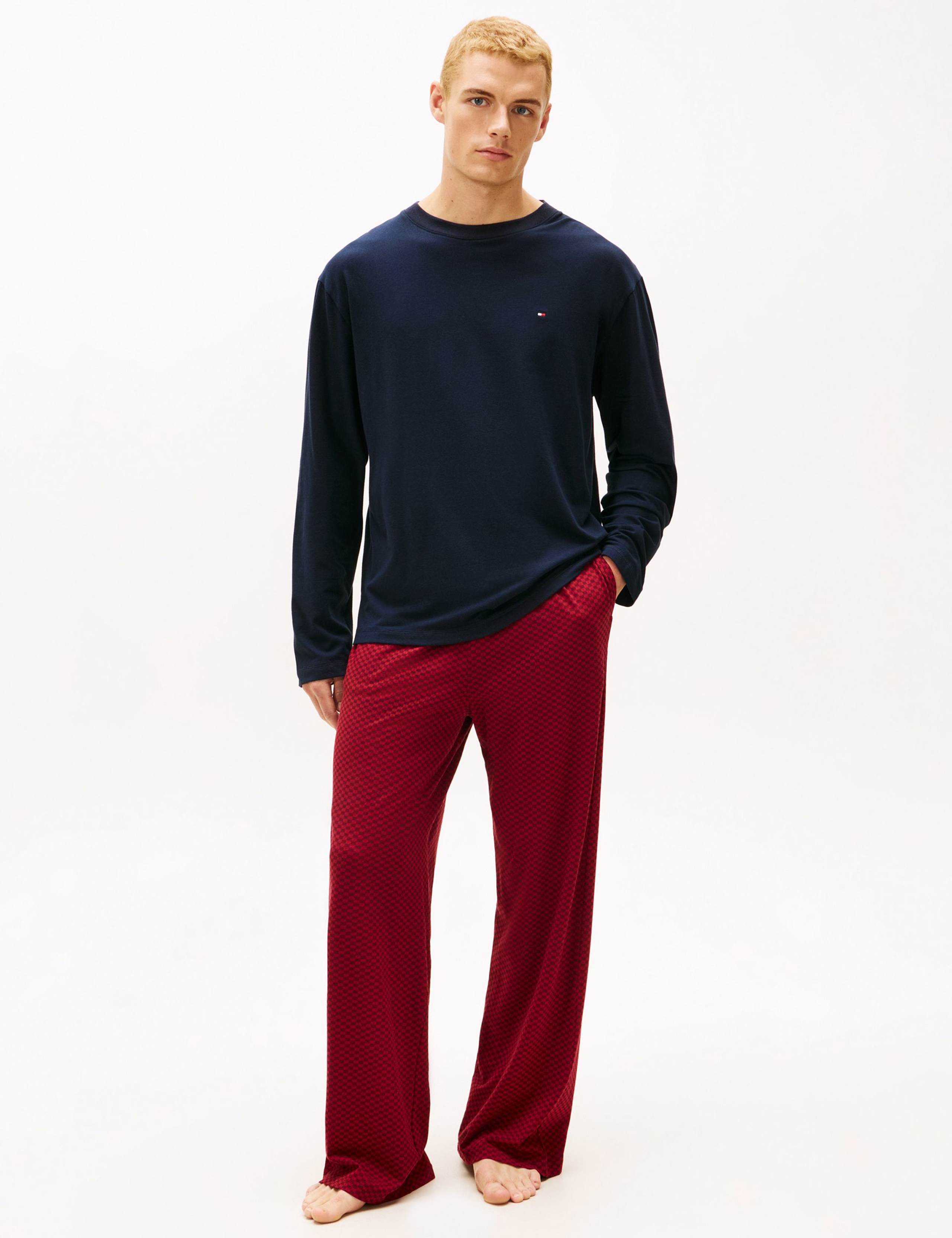 Jersey Elasticated Printed Pyjama Set