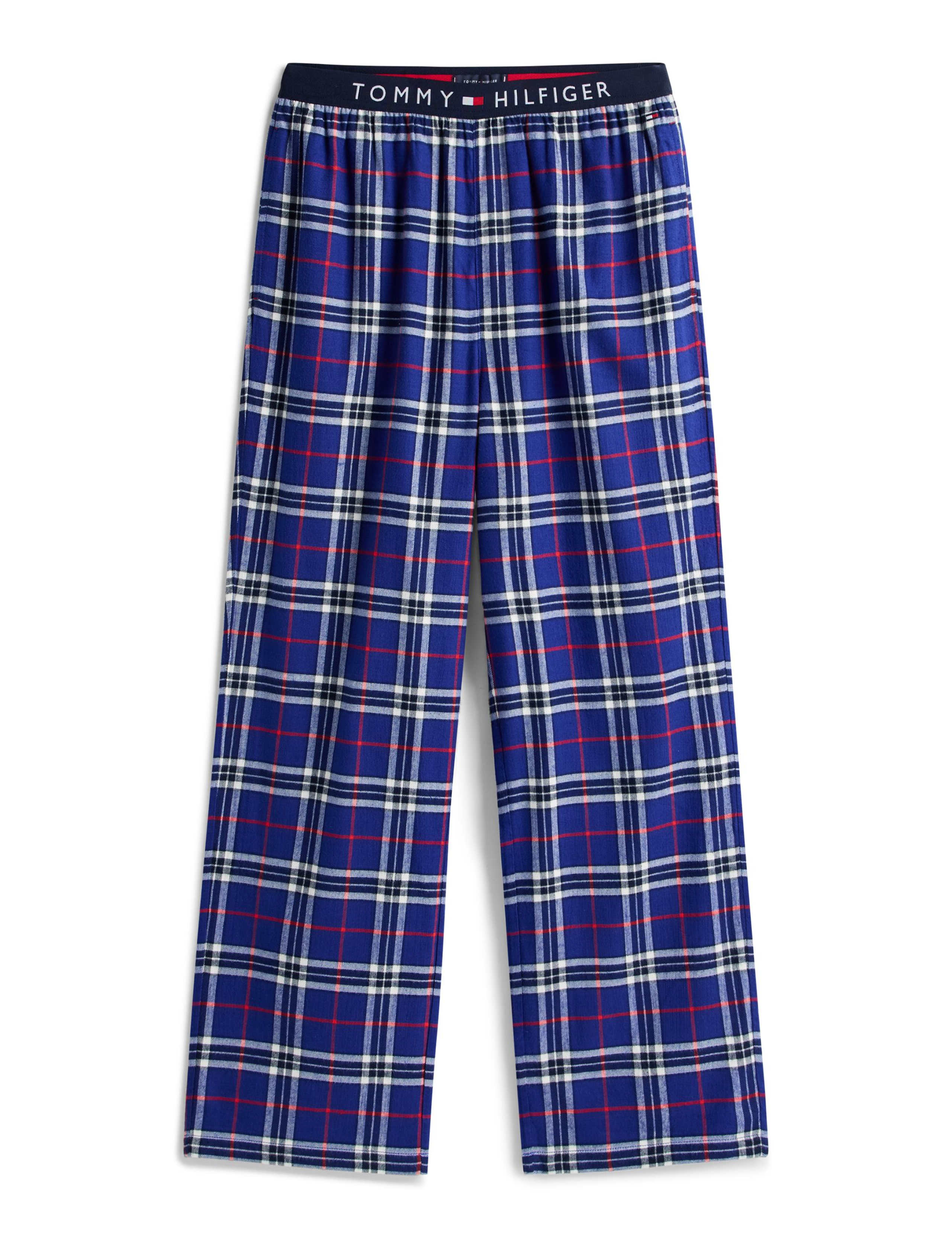 Pure Cotton Checked Pyjama Bottoms