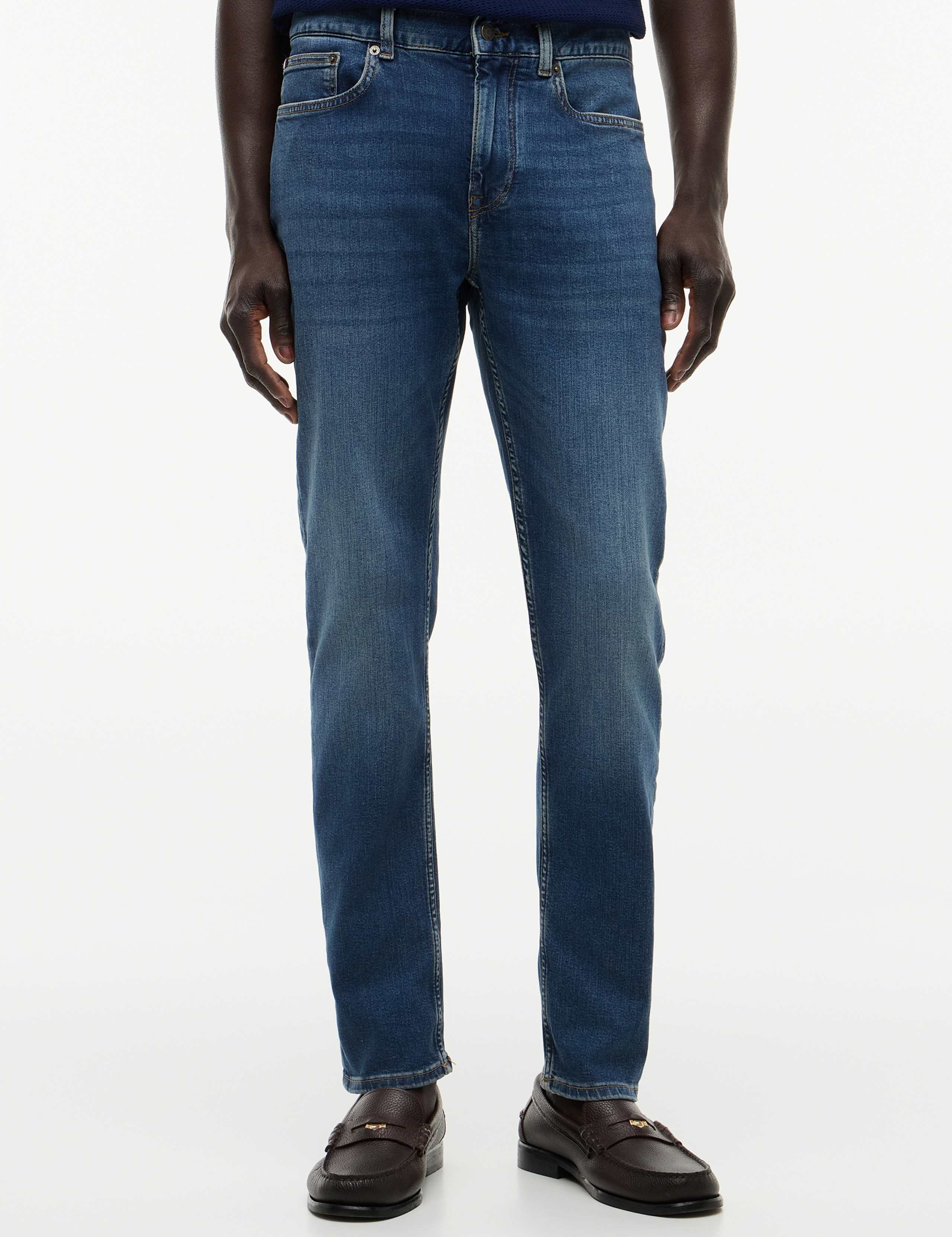 Bleecker Slim Fit 5 Pocket Jeans