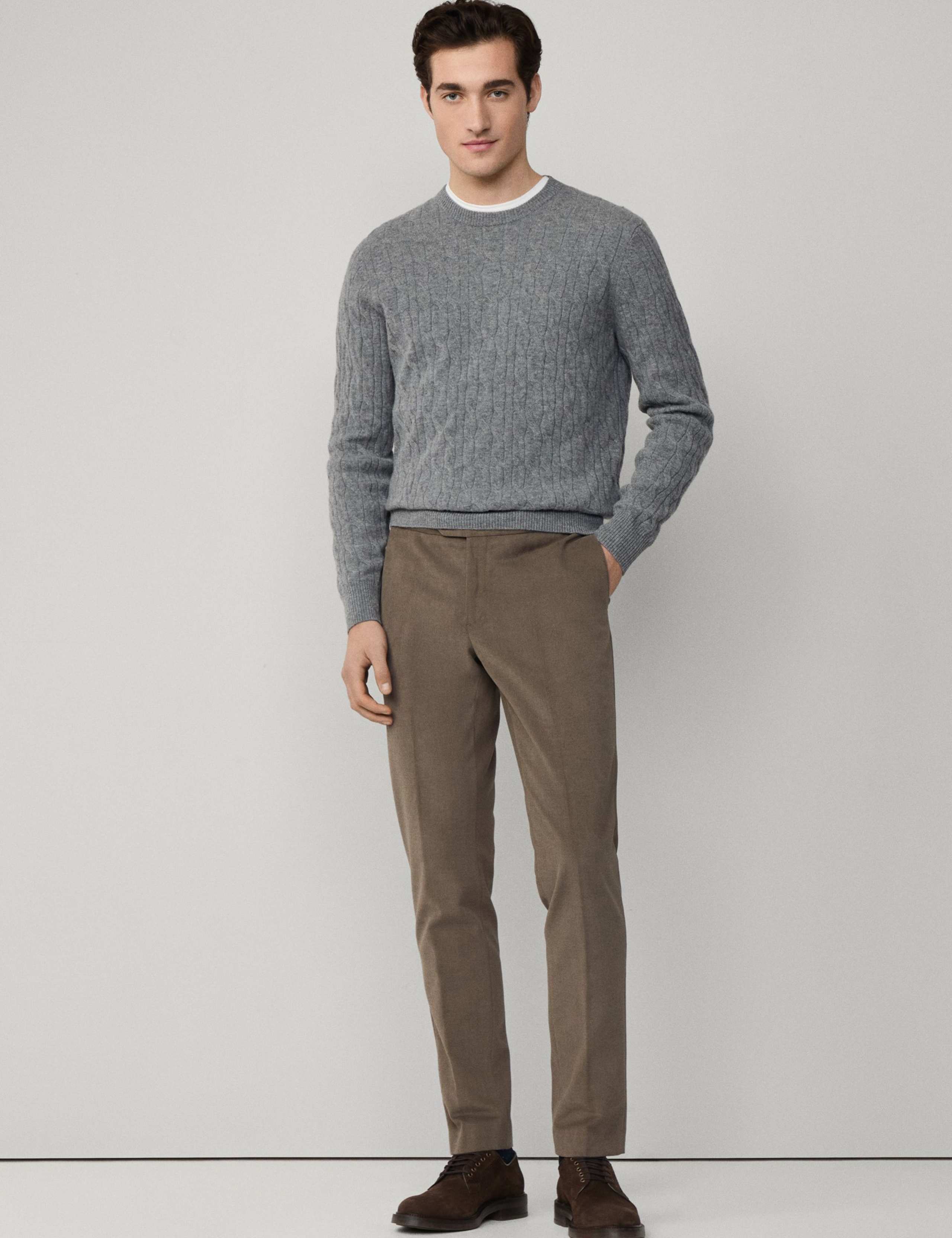 Pure Lambswool Cable Jumper