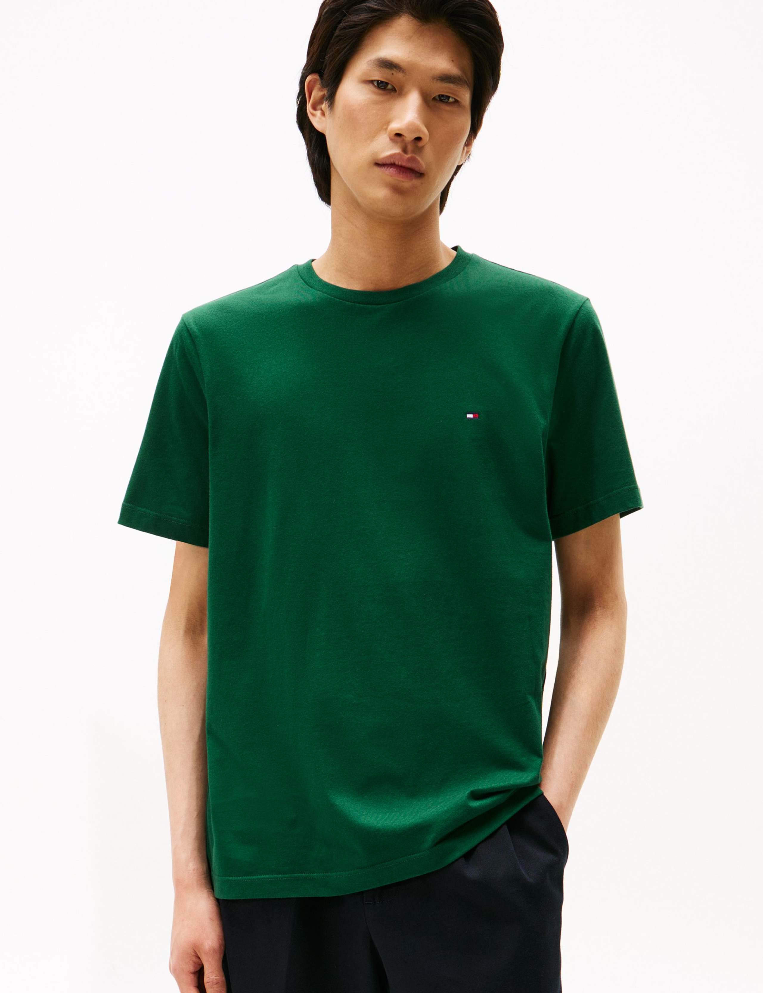 Pure Cotton Jersey Crew Neck T-Shirt