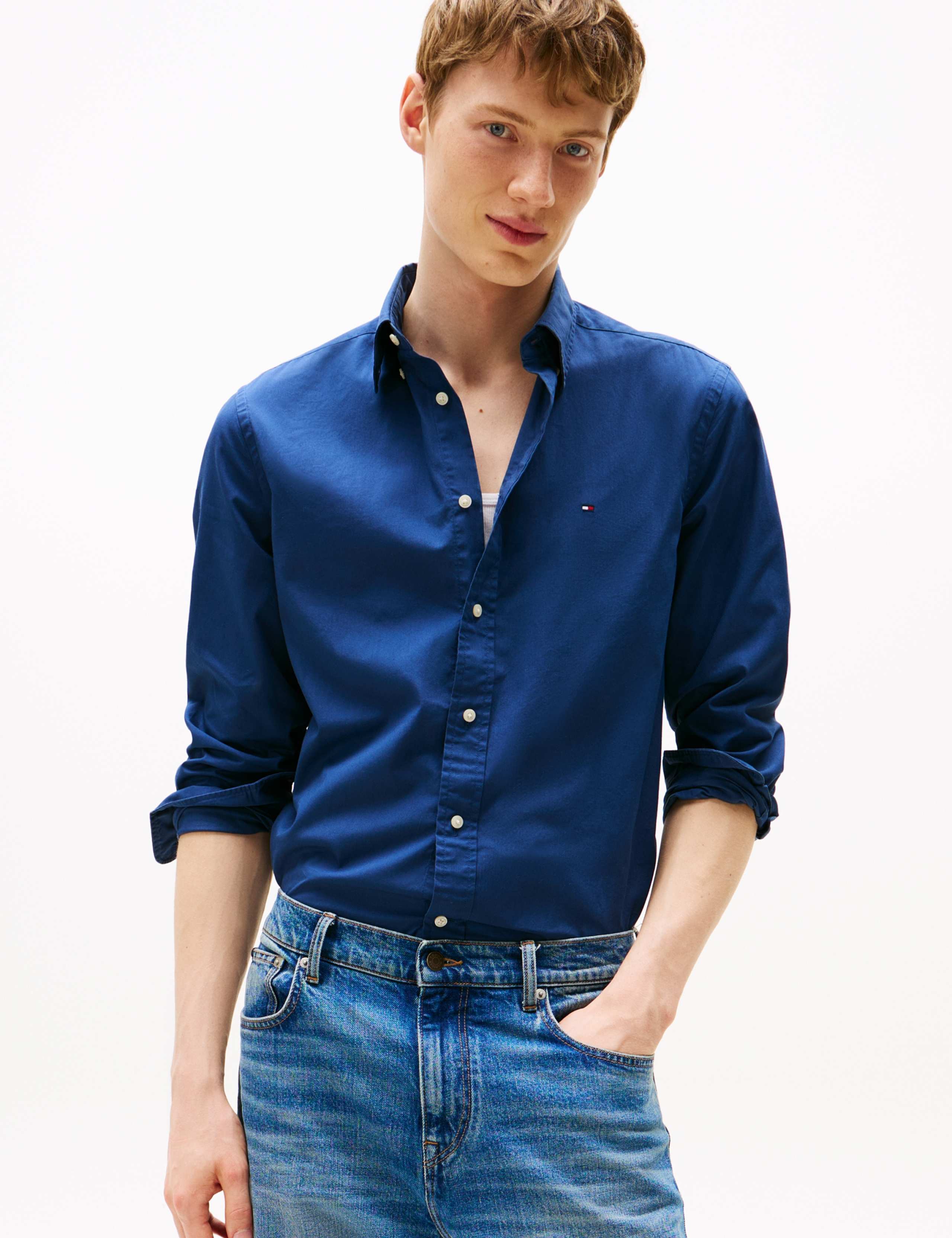 Regular Fit Easy Iron Pure Cotton Shirt