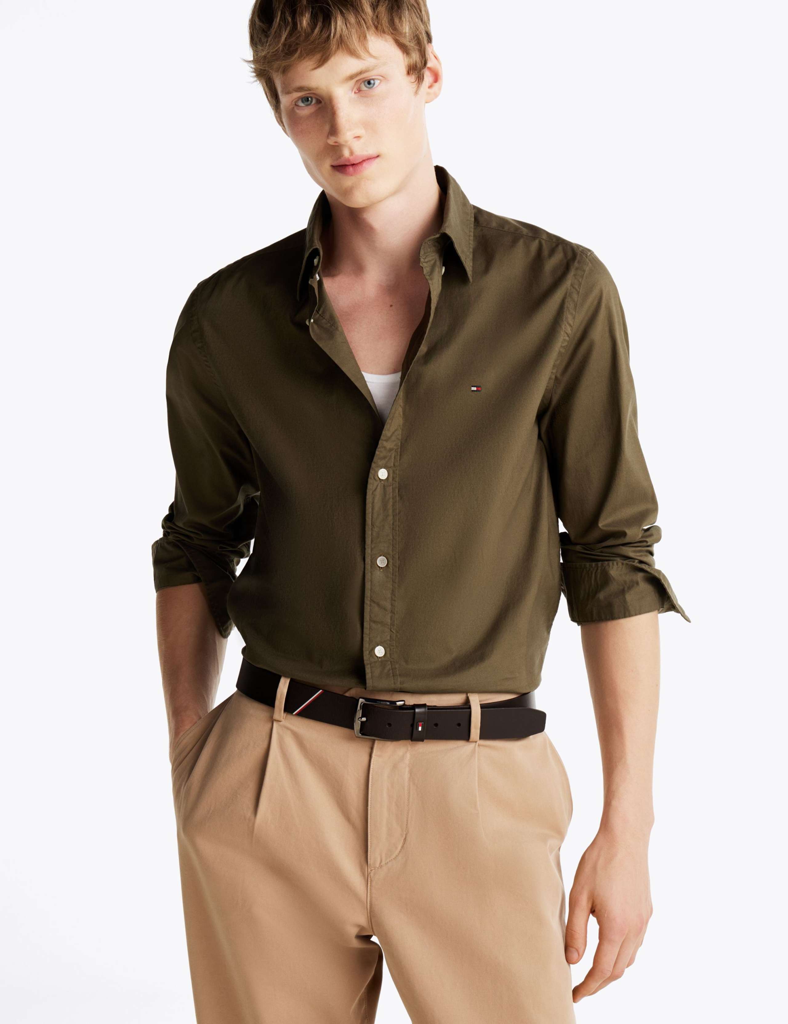 Regular Fit Easy Iron Pure Cotton Shirt