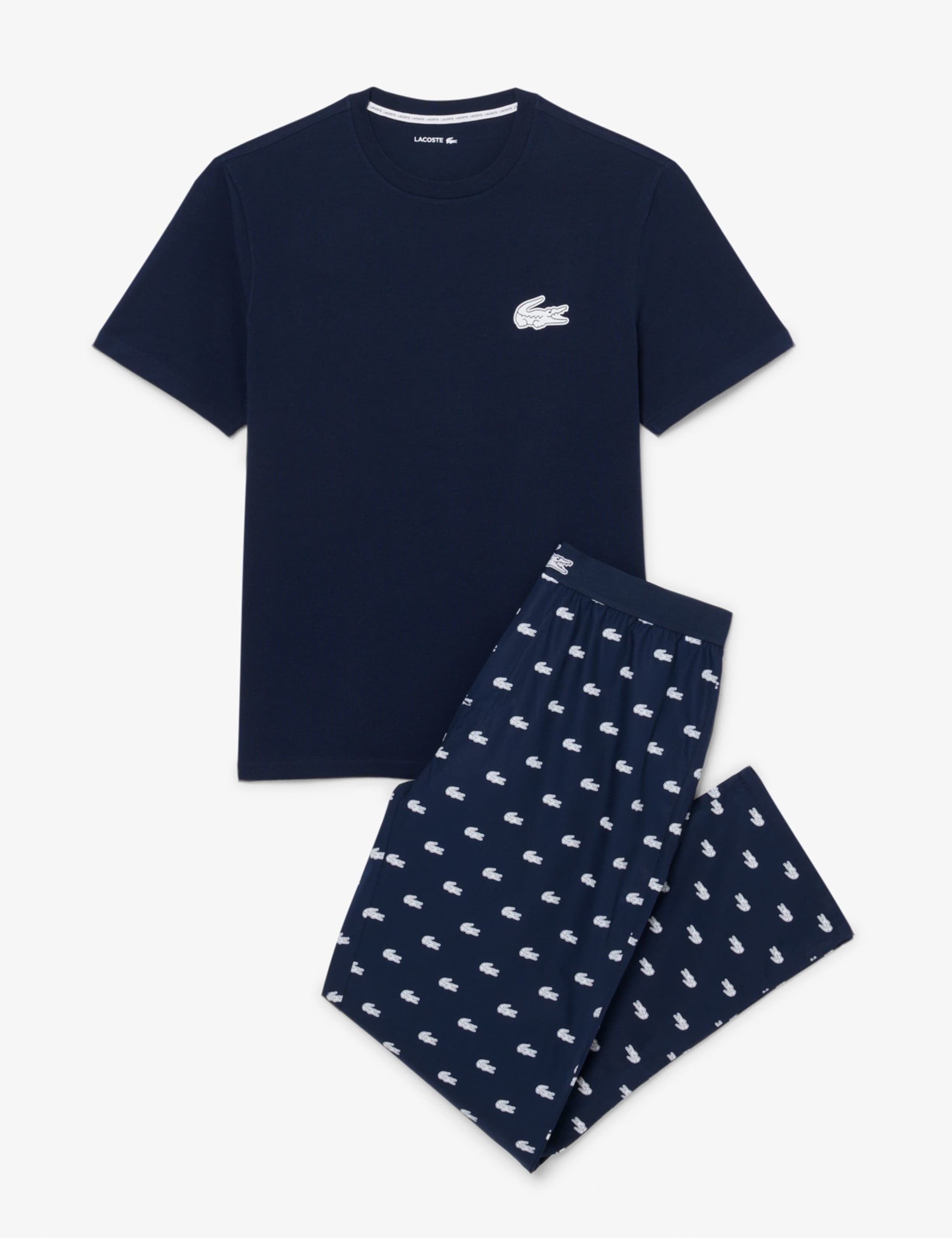 Cotton Rich Crocodile Print Pyjama Set