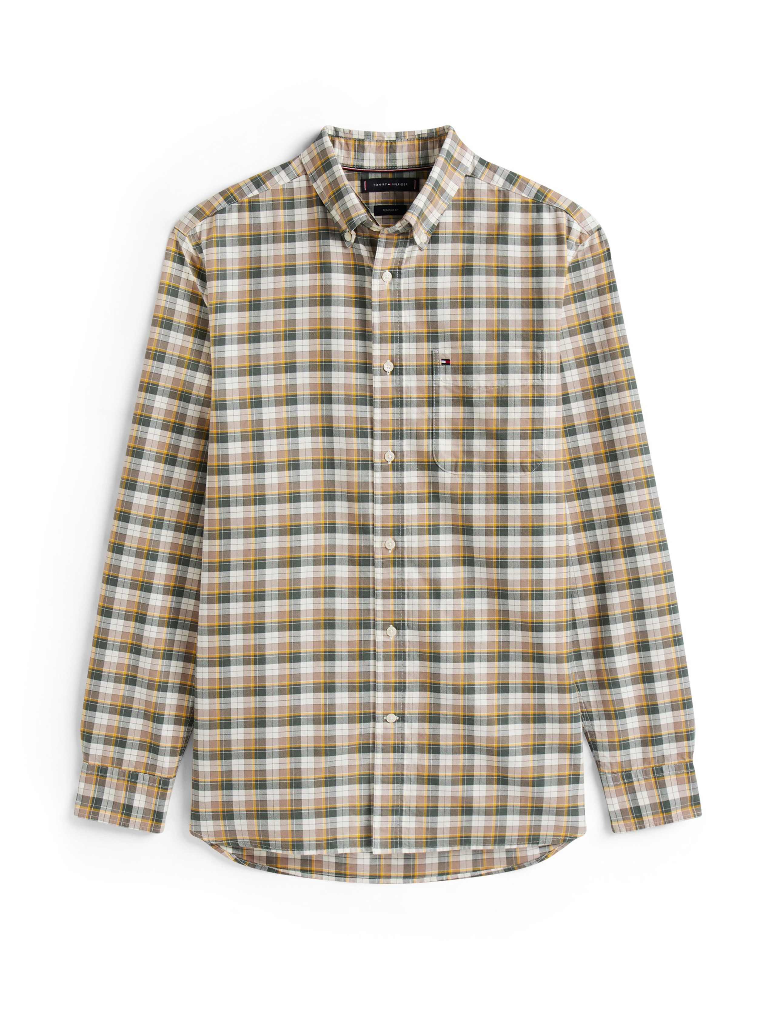 Regular Fit Pure Cotton Tartan Oxford Shirt