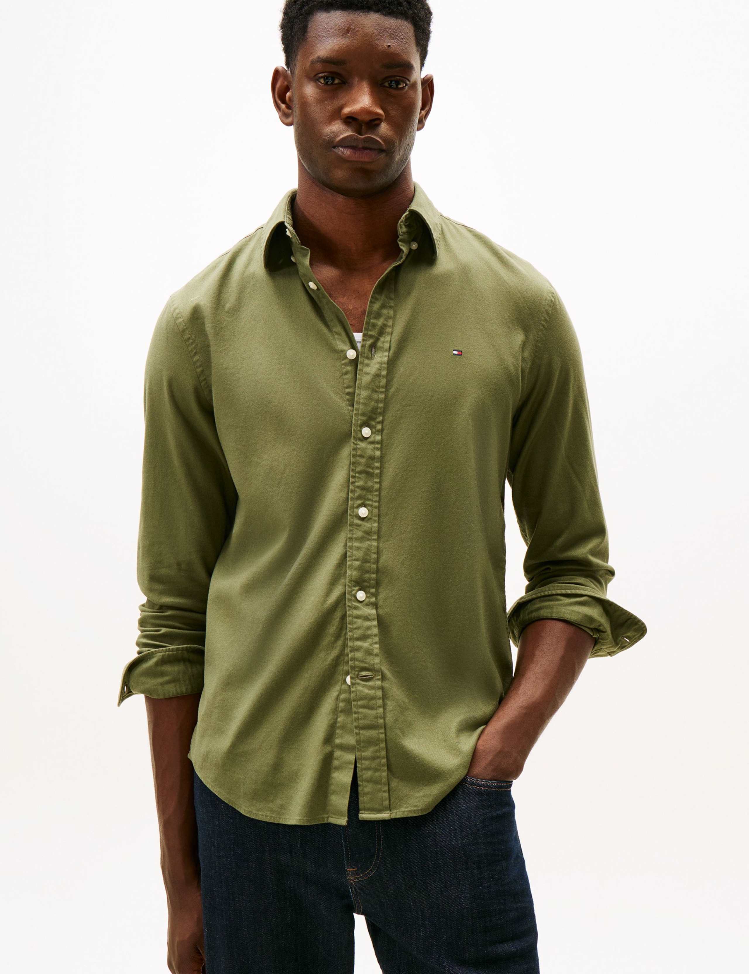 Regular Fit Cotton Rich Flannel Shirt