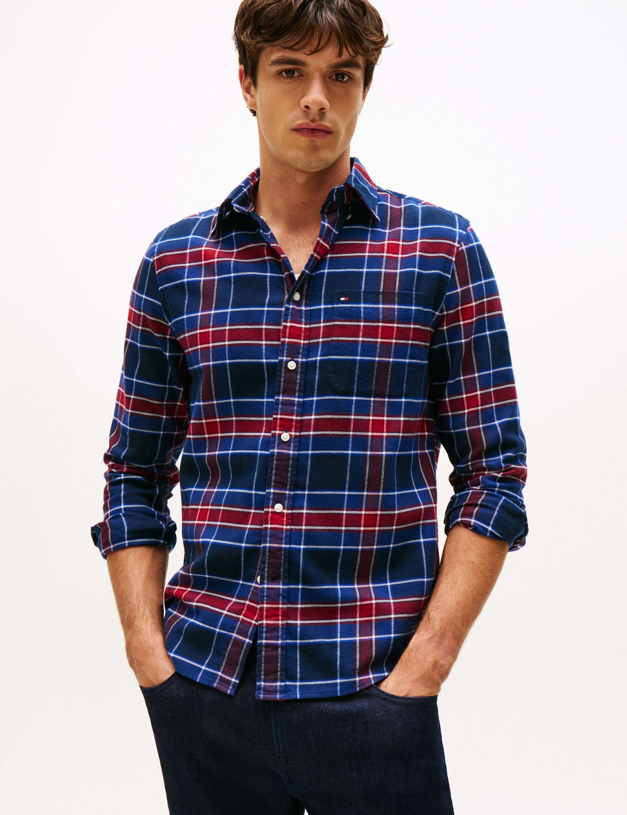 Hero Pure Cotton Flannel Checked Shirt