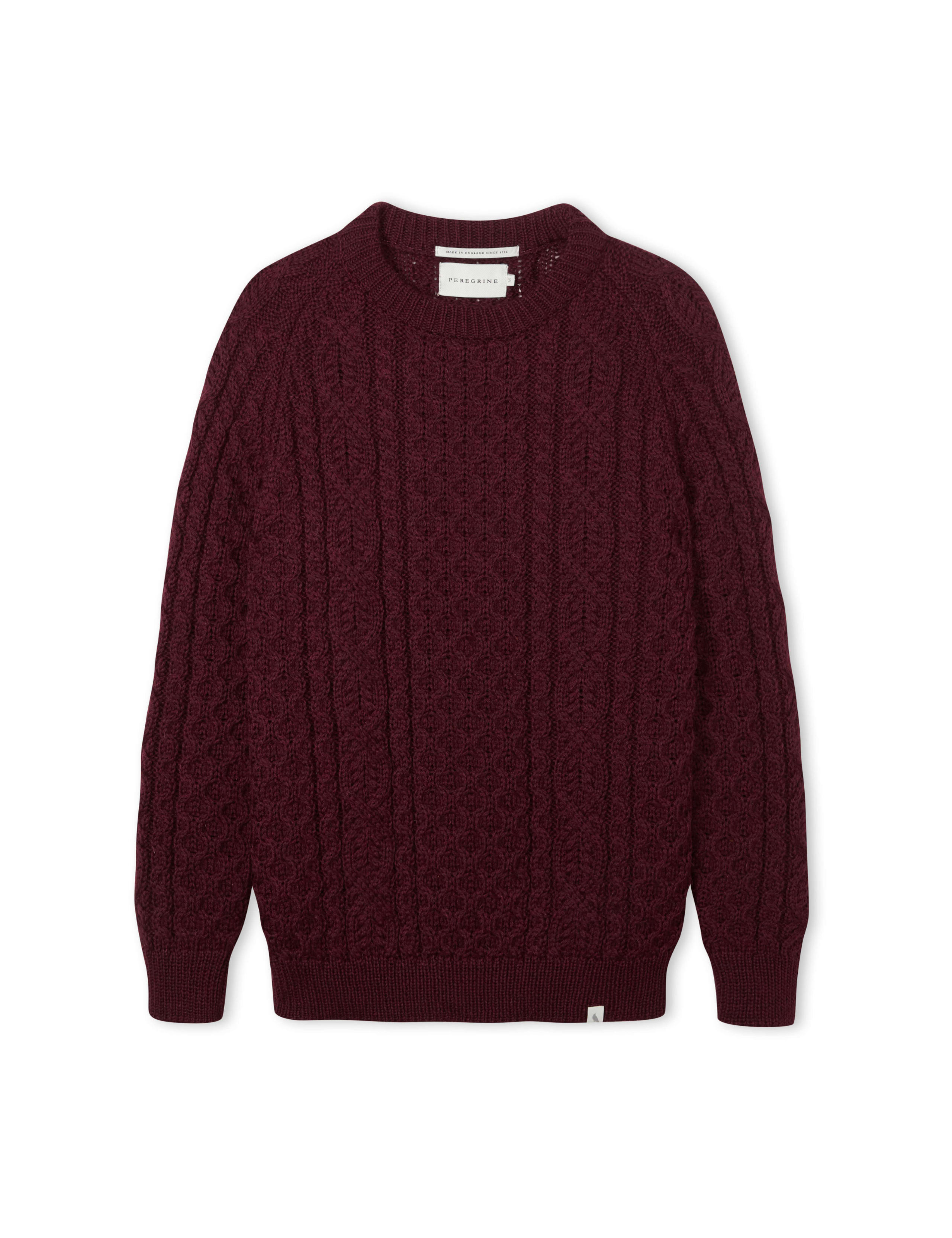 Pure Wool Cable Crew Neck Jumper