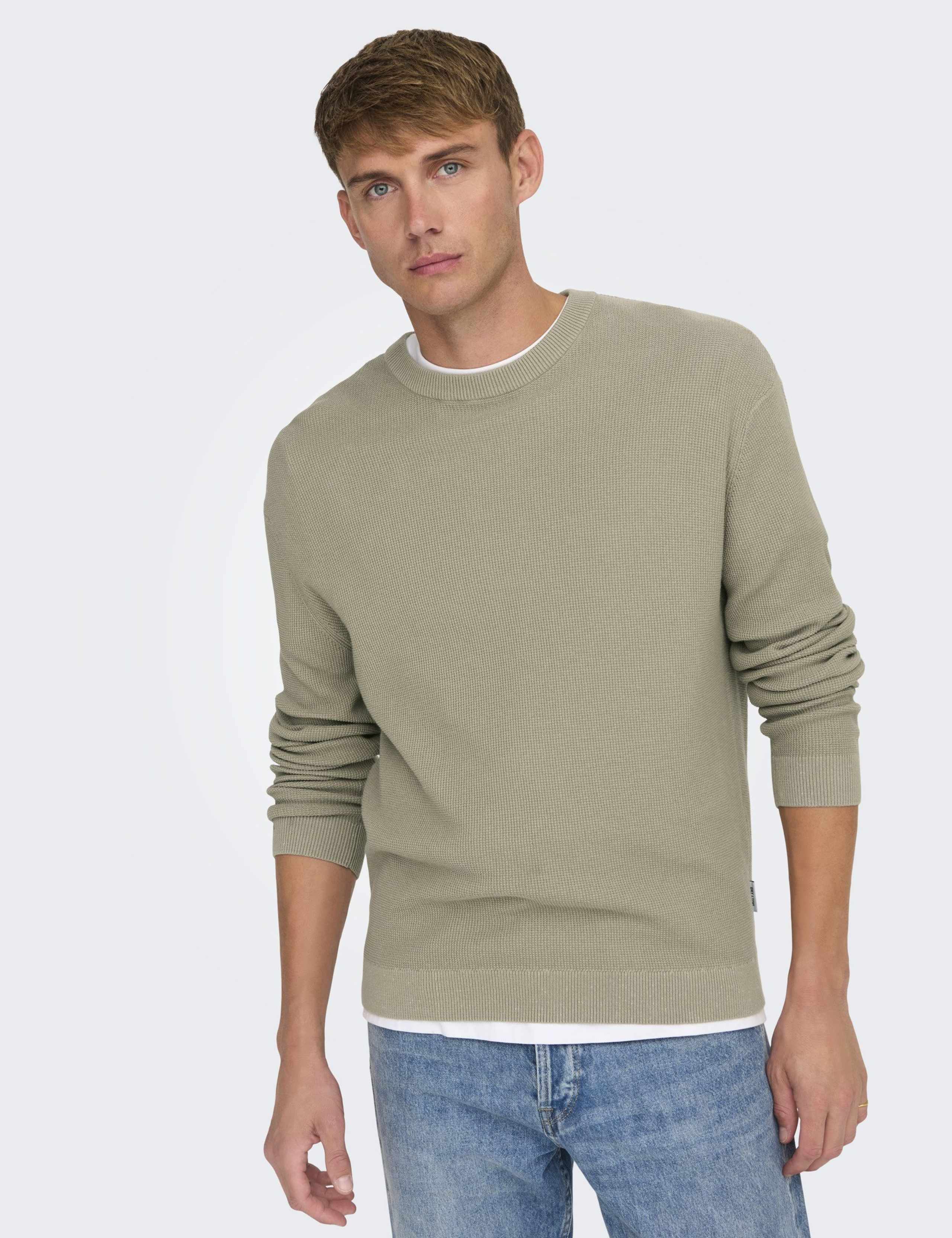 Pure Cotton Waffle Knitted Polo Top