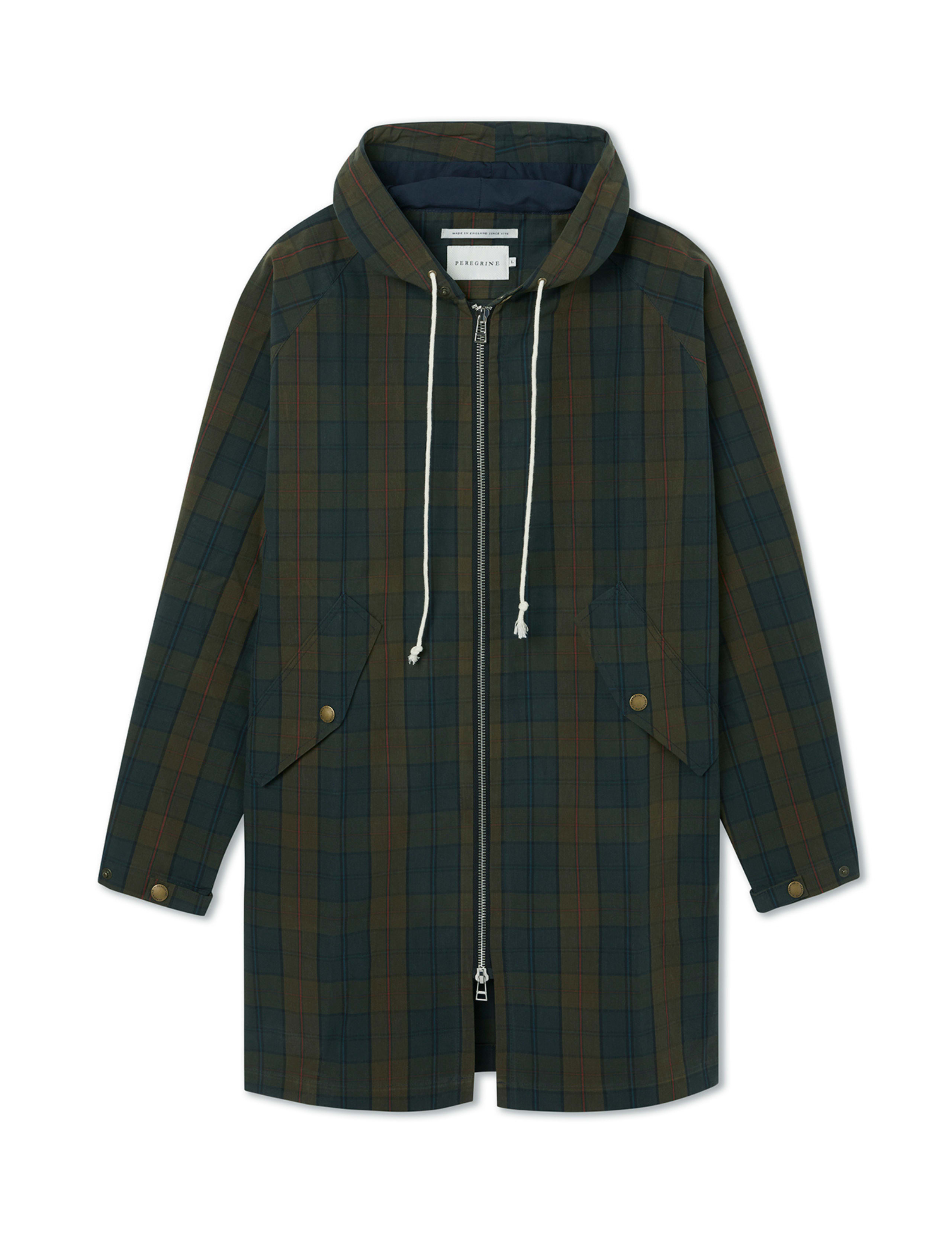 Pure Cotton Lightweight Hooded Raincoat