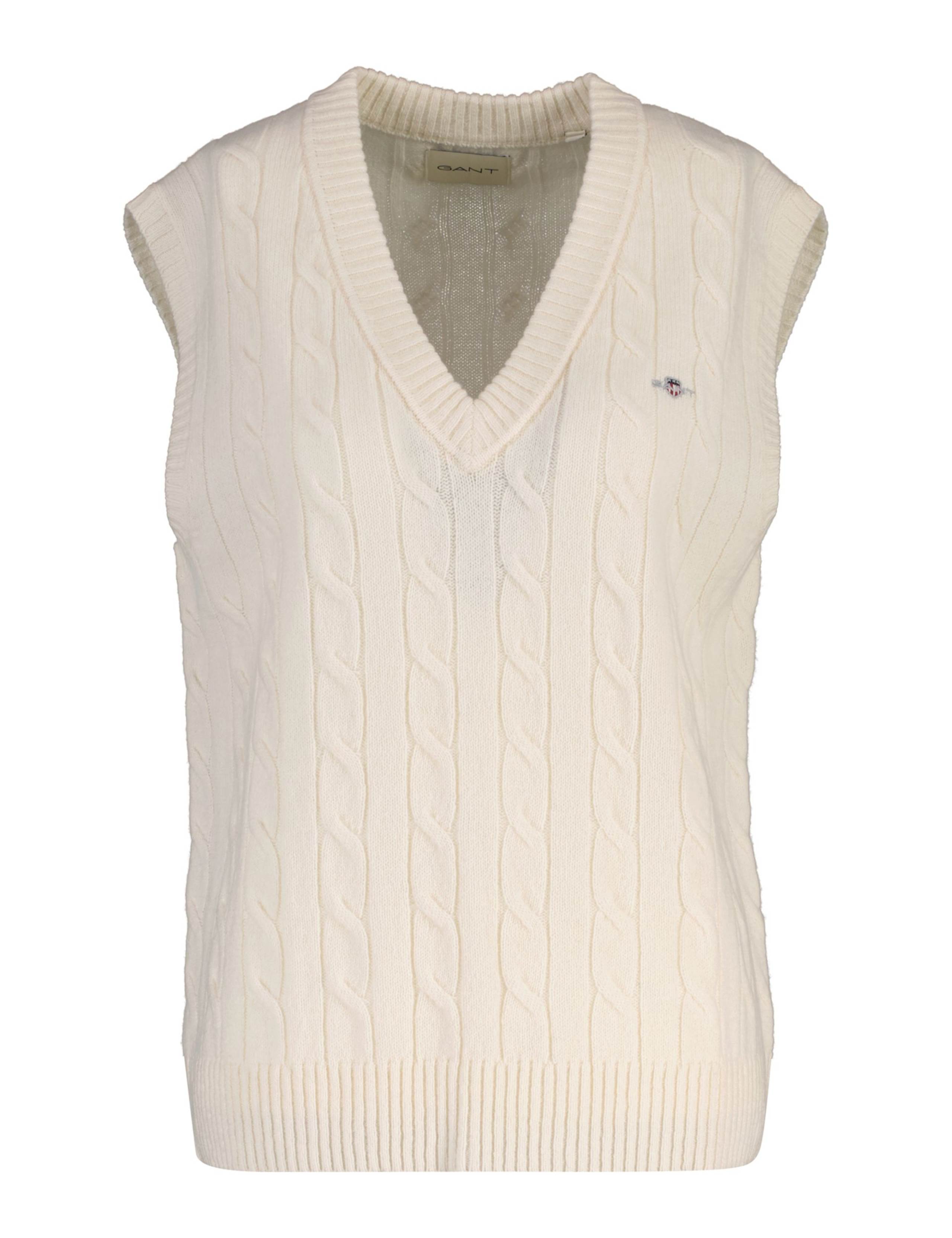 Pure Wool Cable Knitted Vest