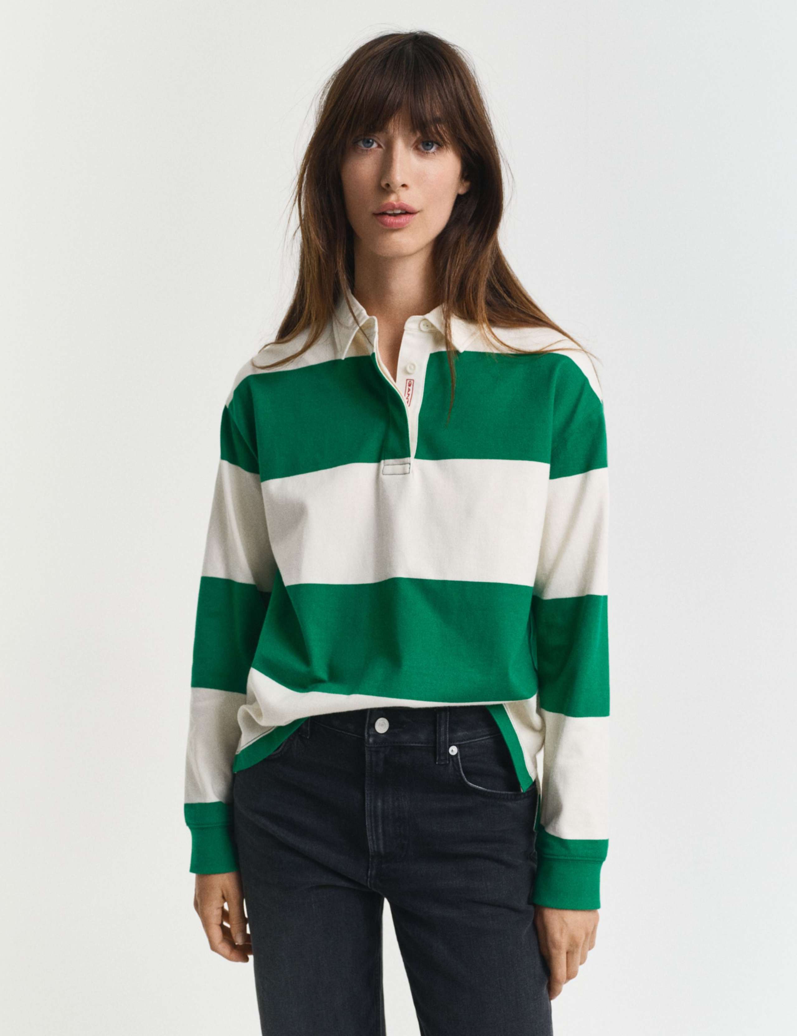 Pure Cotton Striped Rugby Top