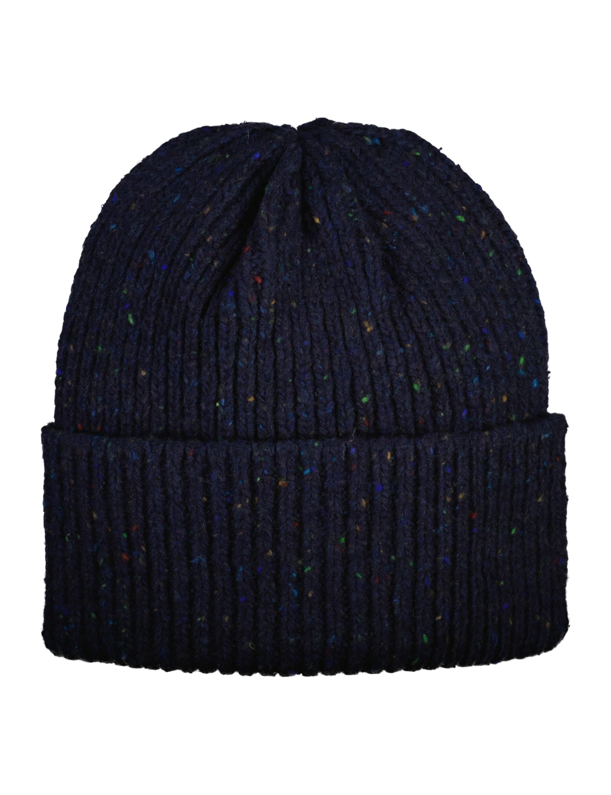 Wool Rich Nep Knitted Beanie Hat