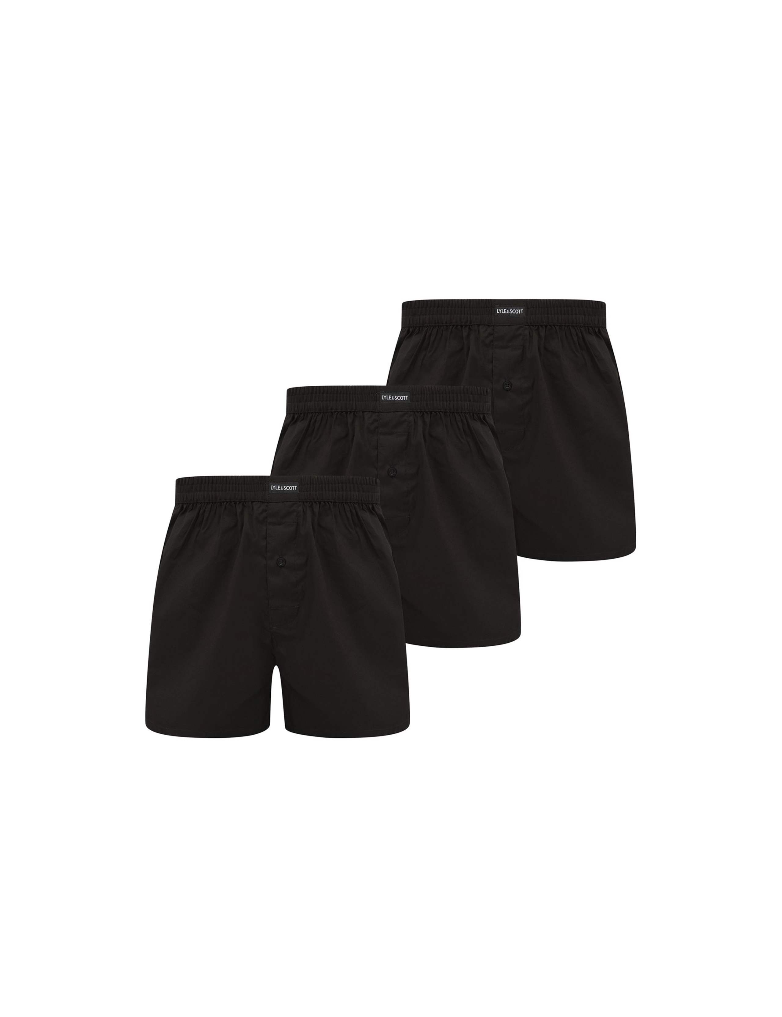 3pk Pure Cotton Boxers