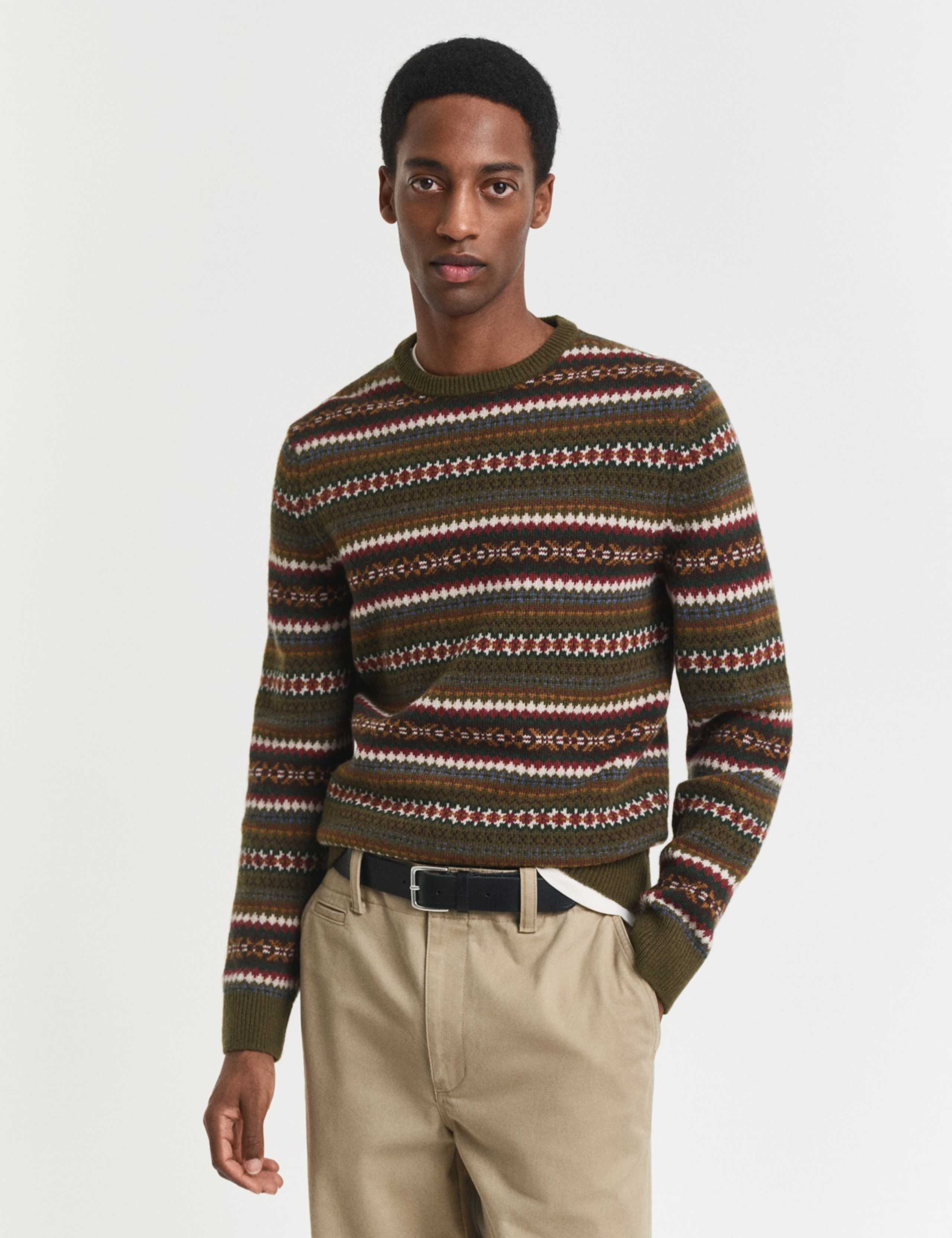 Wool Rich Fair Isle Sweater