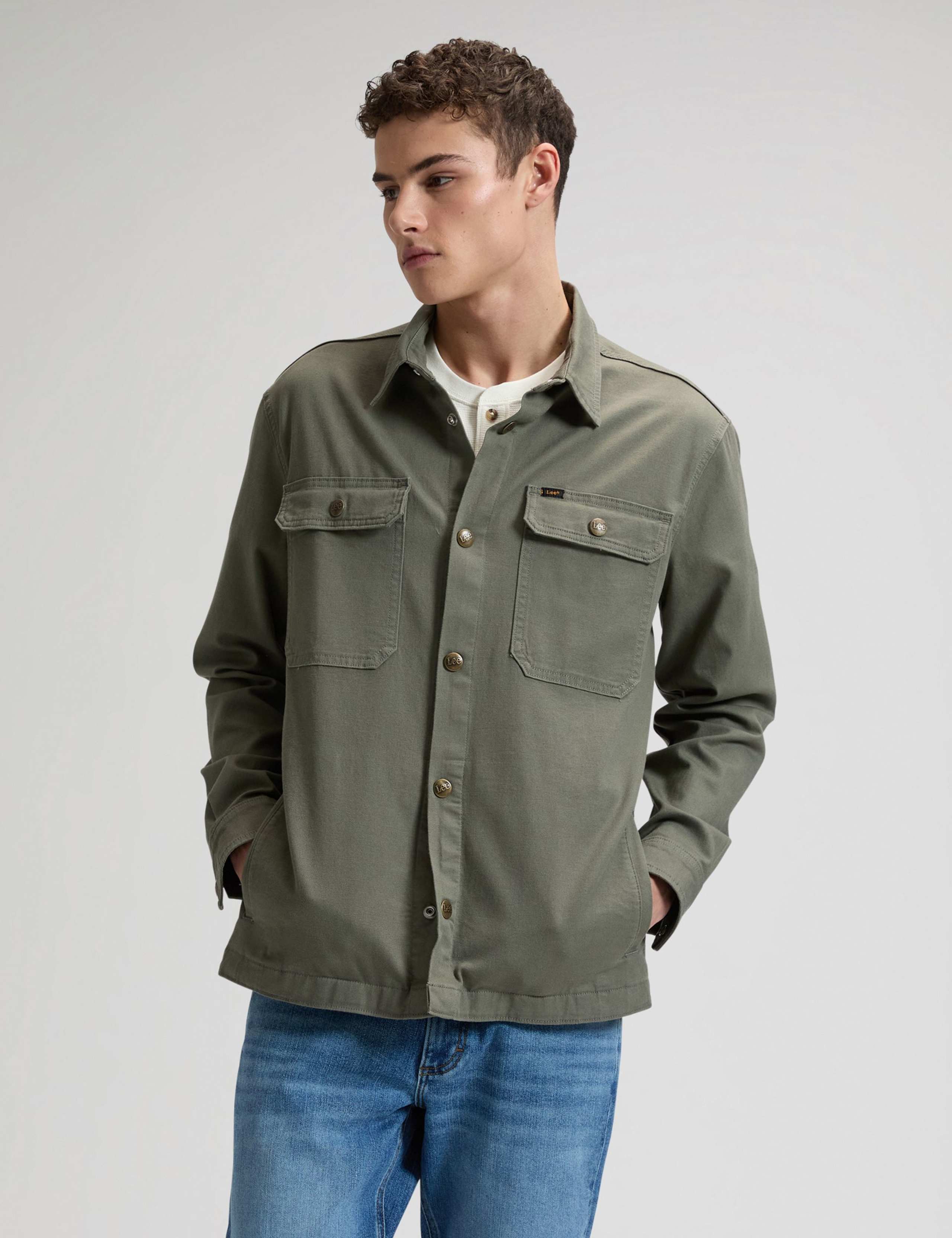 Regular Fit Cotton Rich Overshirt
